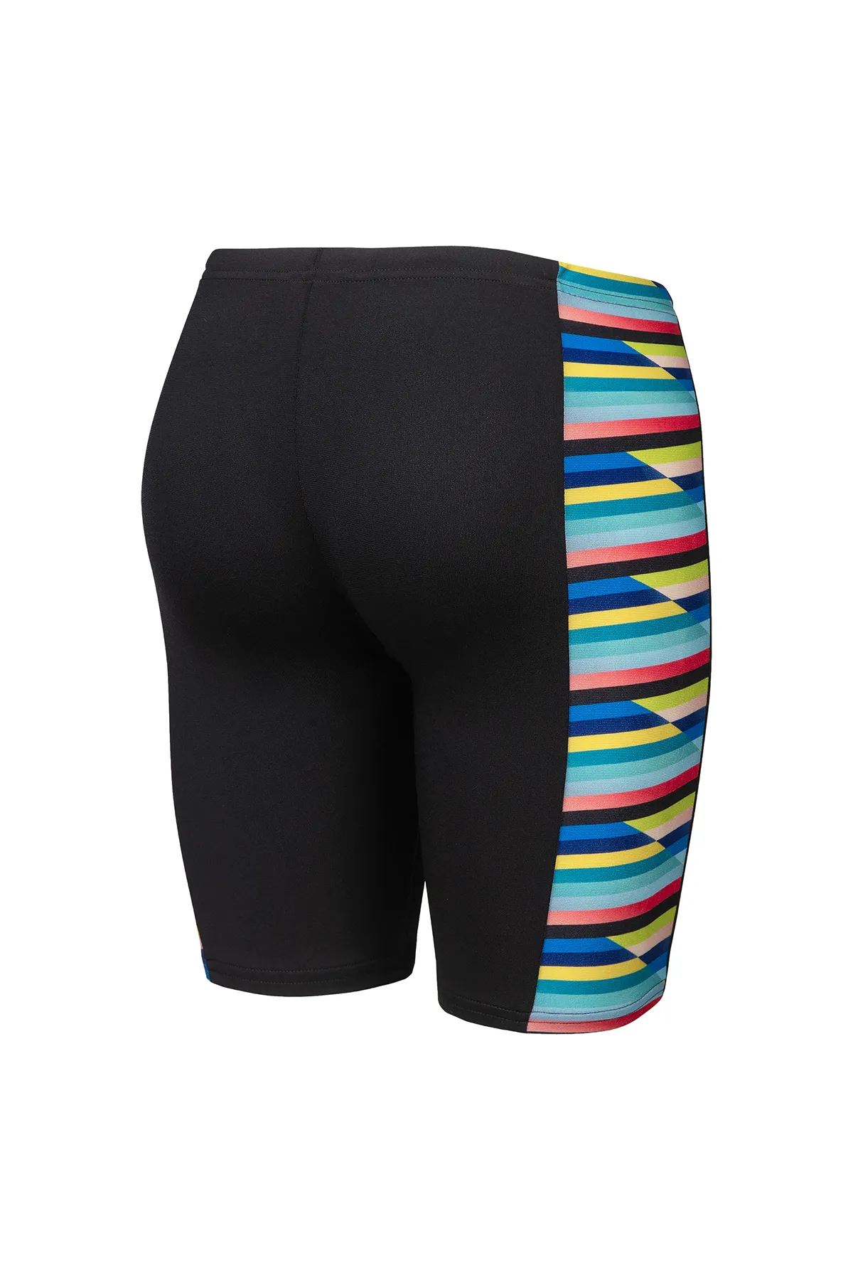 Racing Stripe Swim Jammer Çocuk Siyah Yüzücü Mayosu 009012550 — görsel 2