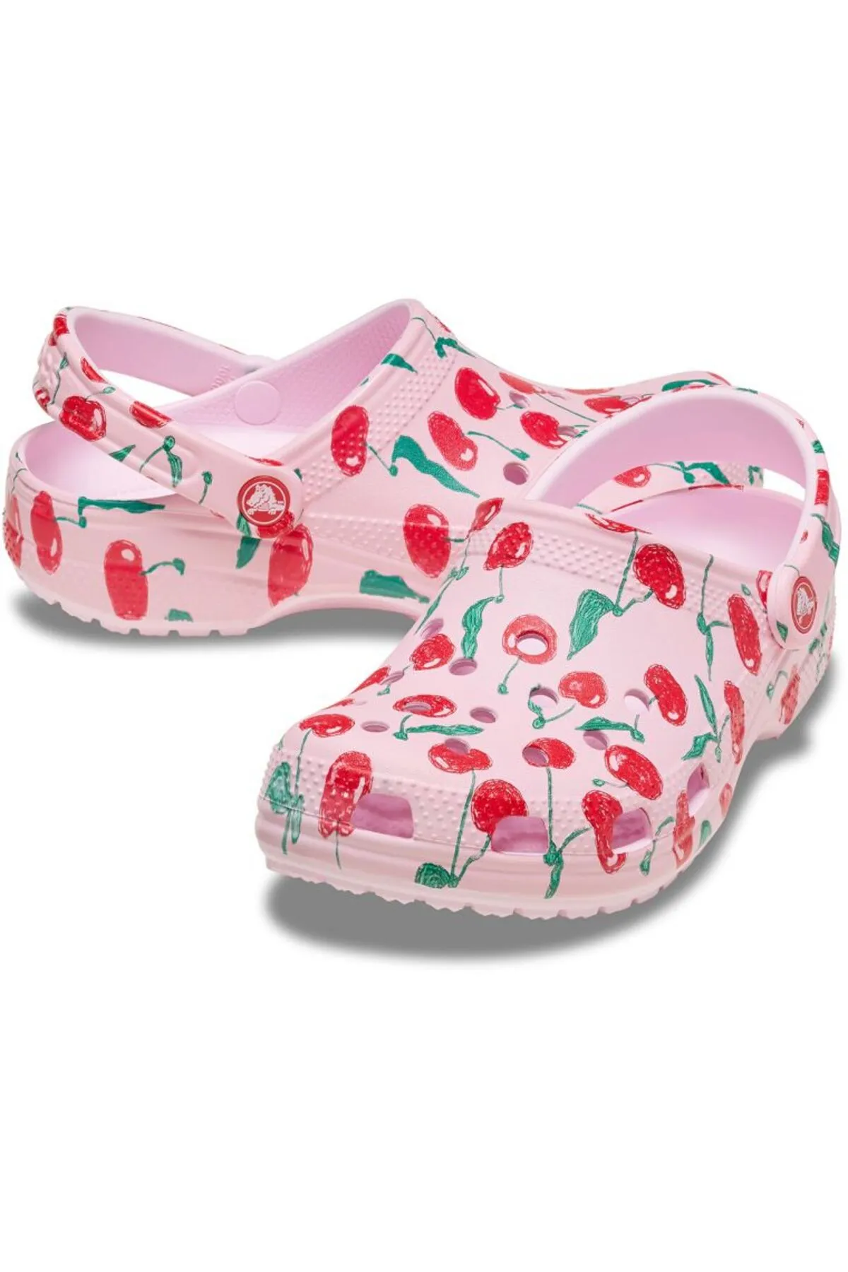 Classic Fresh Fruits Clog Kadın Pembe Terlik 211008-6ZW — görsel 4