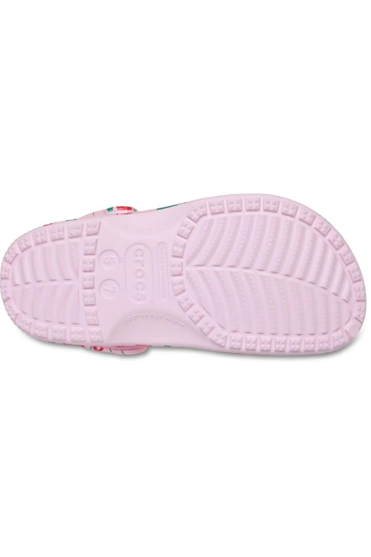 Classic Fresh Fruits Clog Kadın Pembe Terlik 211008-6ZW — görsel 2