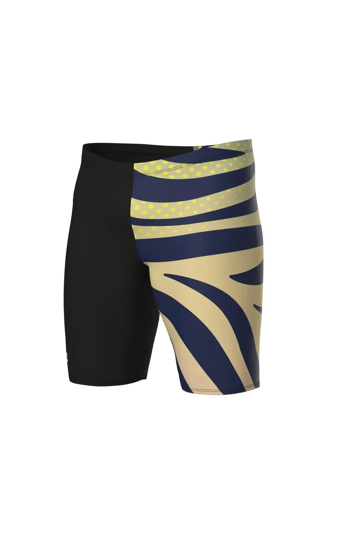 MEN'S ARENA MULTI STRIPES SWIM JAMMER/BLACK-WHITE erkek mayosu — görsel 1
