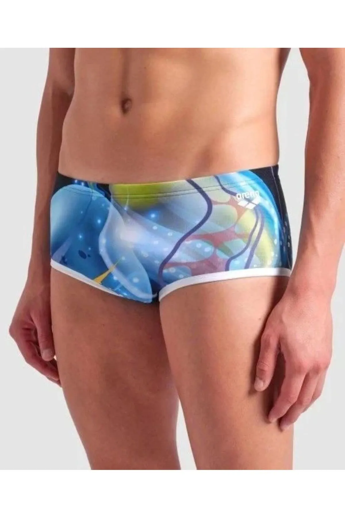 M One Print Low Waist Short Erkek Antrenman Mayosu — görsel 1