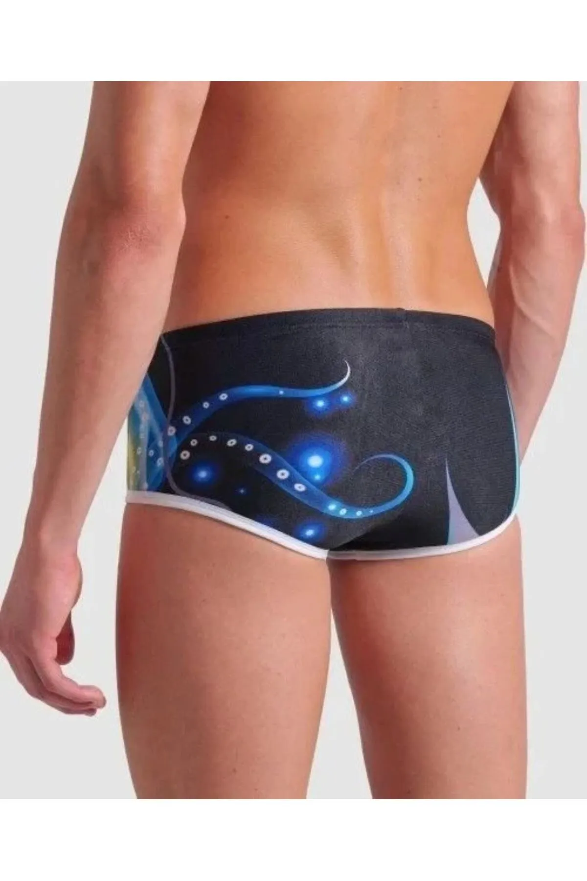 M One Print Low Waist Short Erkek Antrenman Mayosu — görsel 3