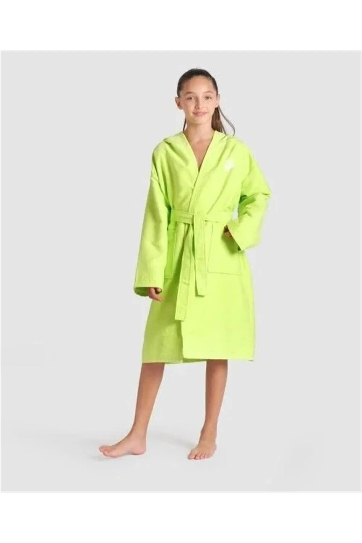 ZEAL JR ROBE/ARCTIC LIME-WHITE ÇOCUK BORNOZU — görsel 6