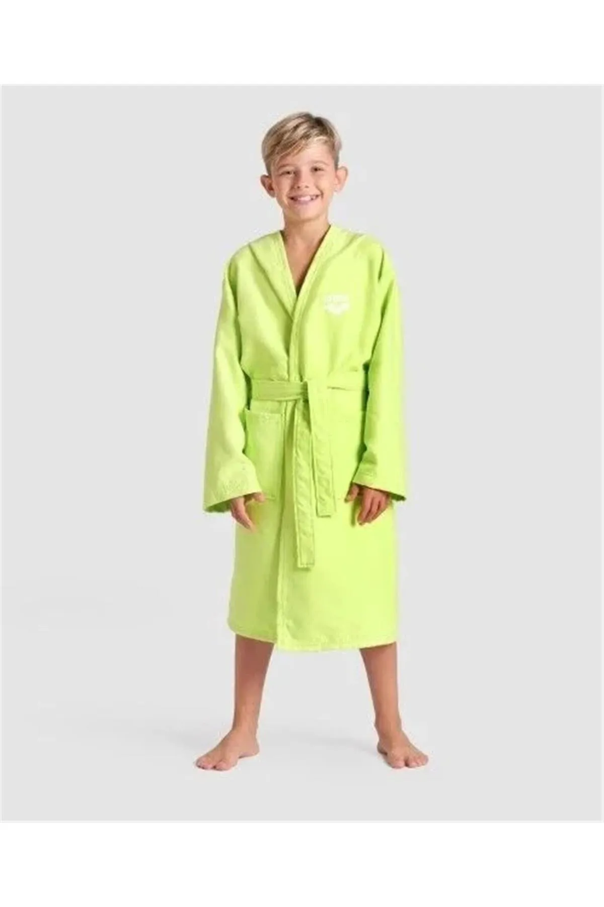 ZEAL JR ROBE/ARCTIC LIME-WHITE ÇOCUK BORNOZU — görsel 7