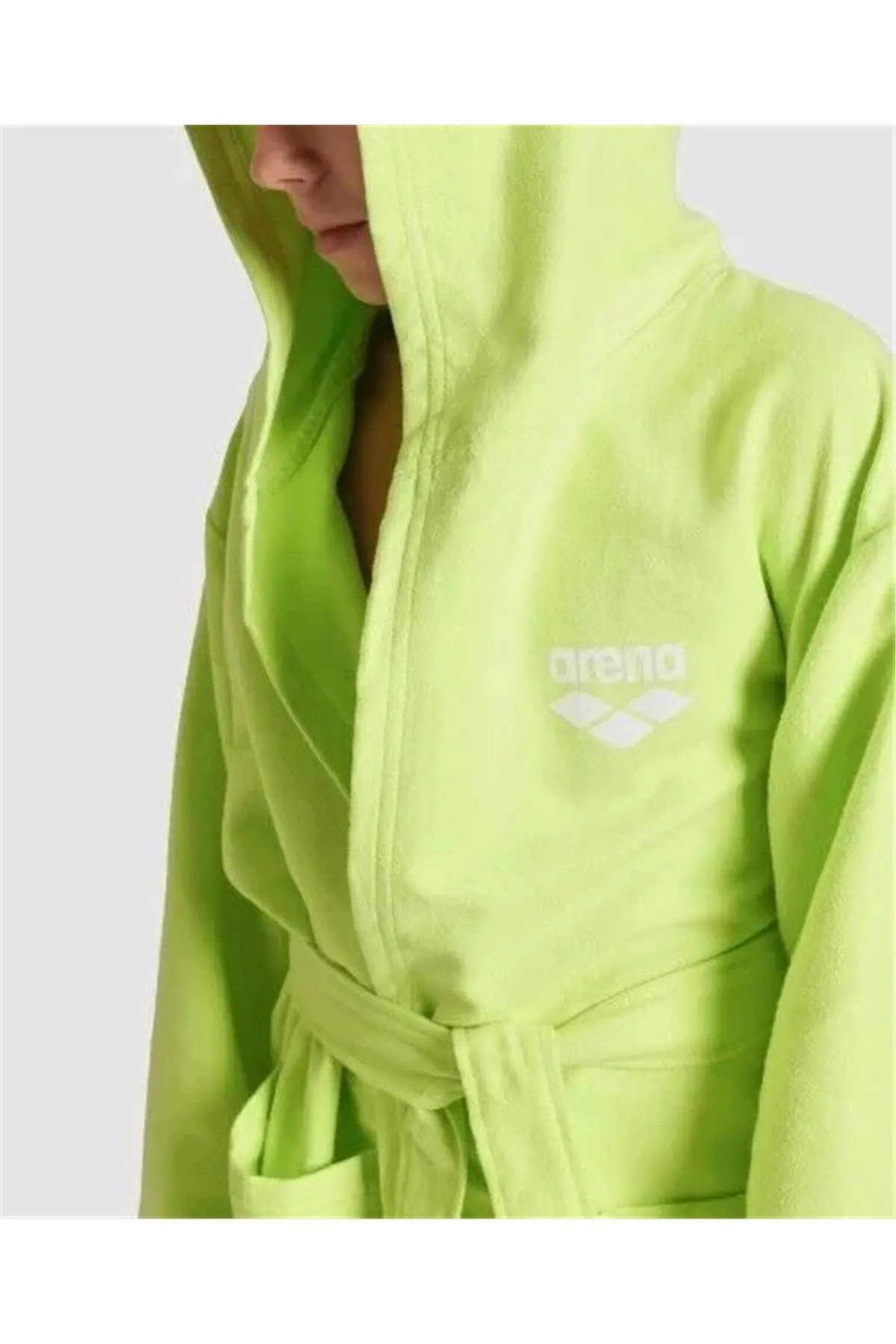 ZEAL JR ROBE/ARCTIC LIME-WHITE ÇOCUK BORNOZU — görsel 3