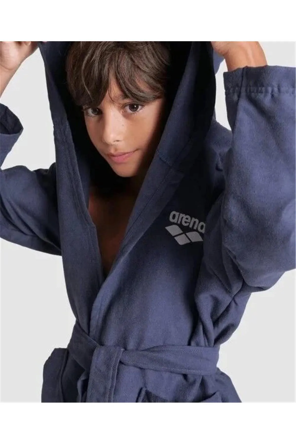 ZEAL JR ROBE/NAVY-WHITE ÇOCUK BORNOZU — görsel 3