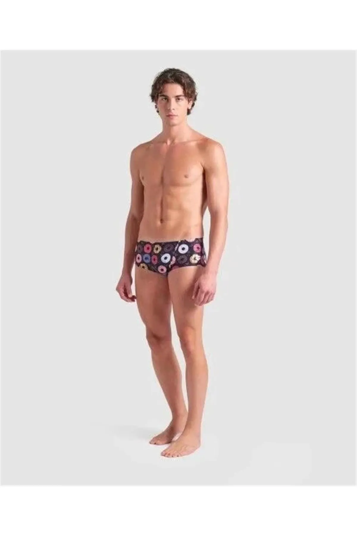MENS ARENA DONUTS LOW WAIST SHORT FUNNY PRINTS ERKEK YÜZÜCÜ MAYOSU — görsel 3