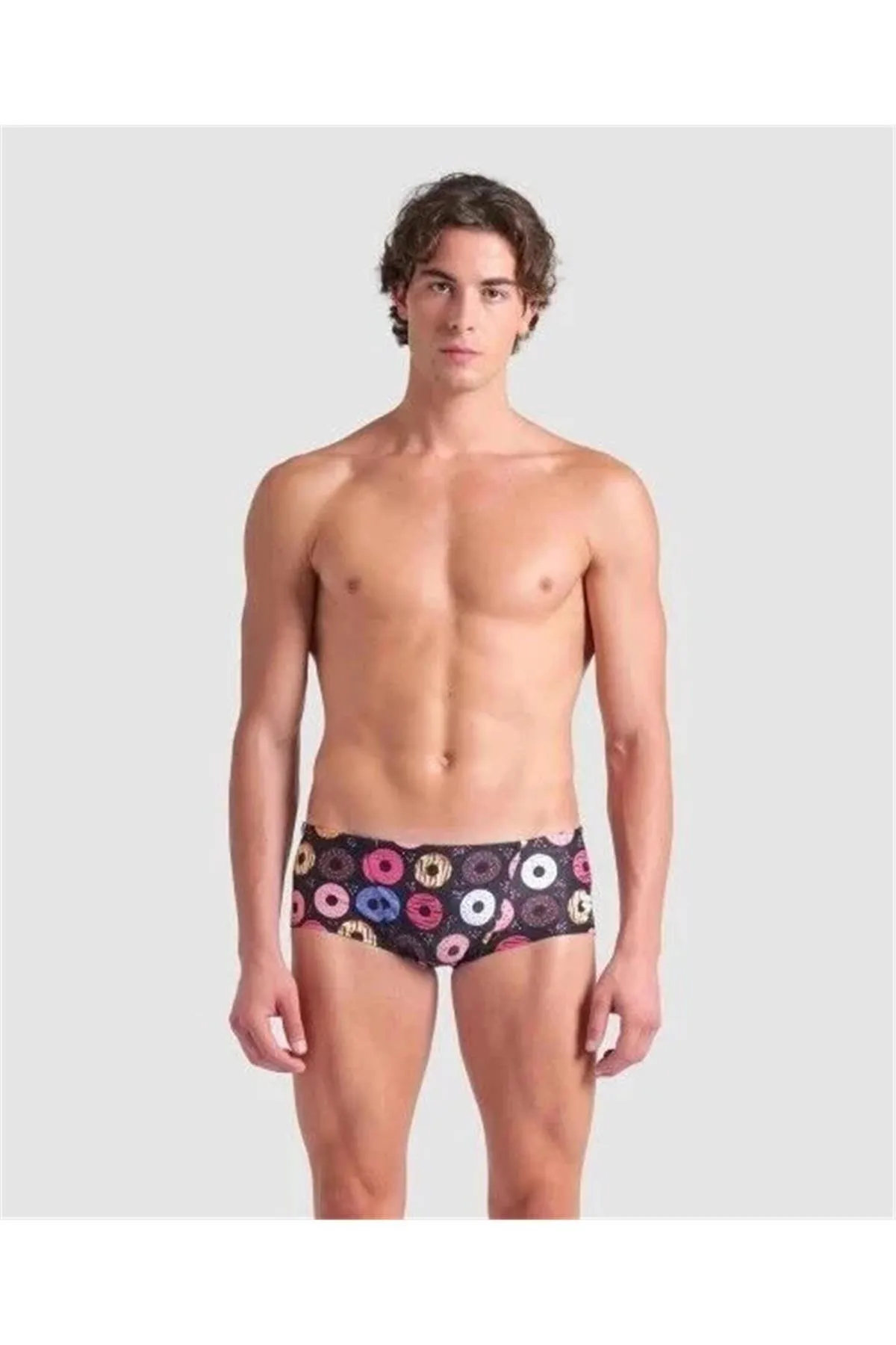 MENS ARENA DONUTS LOW WAIST SHORT FUNNY PRINTS ERKEK YÜZÜCÜ MAYOSU — görsel 5