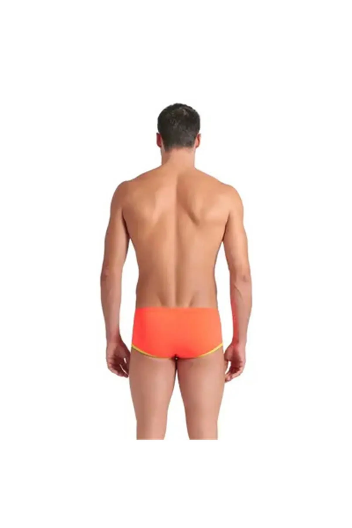 MENS ARENA ONE LOW WAIST SHORT BIGLOGO/BRIGHT CORAL-SOFT GREEN ERKEK YÜZÜCÜ MAYOSU — görsel 2