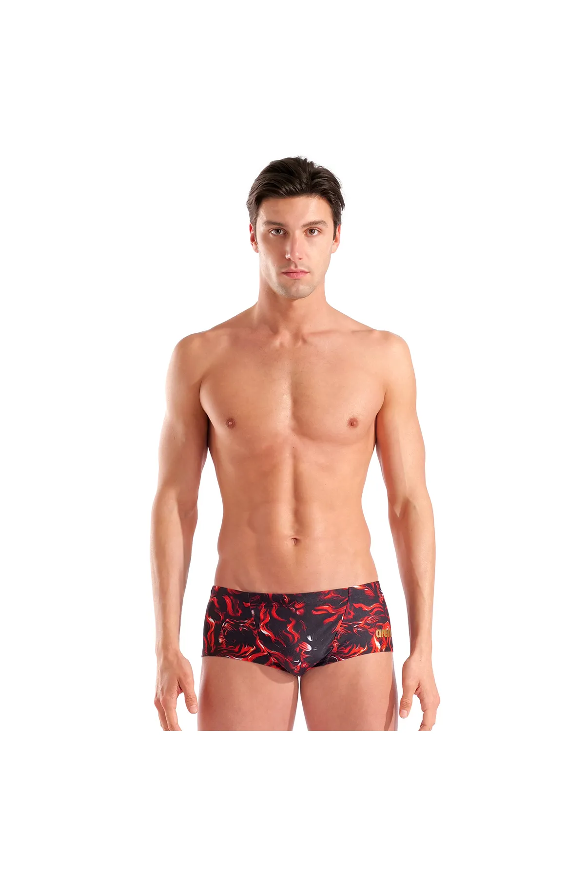 Graphic Swim Low Waist Short Indomitus Erkek Siyah Yüzücü Mayosu 010766550 — görsel 7