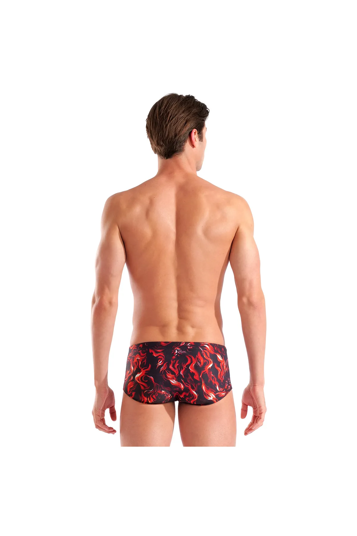 Graphic Swim Low Waist Short Indomitus Erkek Siyah Yüzücü Mayosu 010766550 — görsel 6