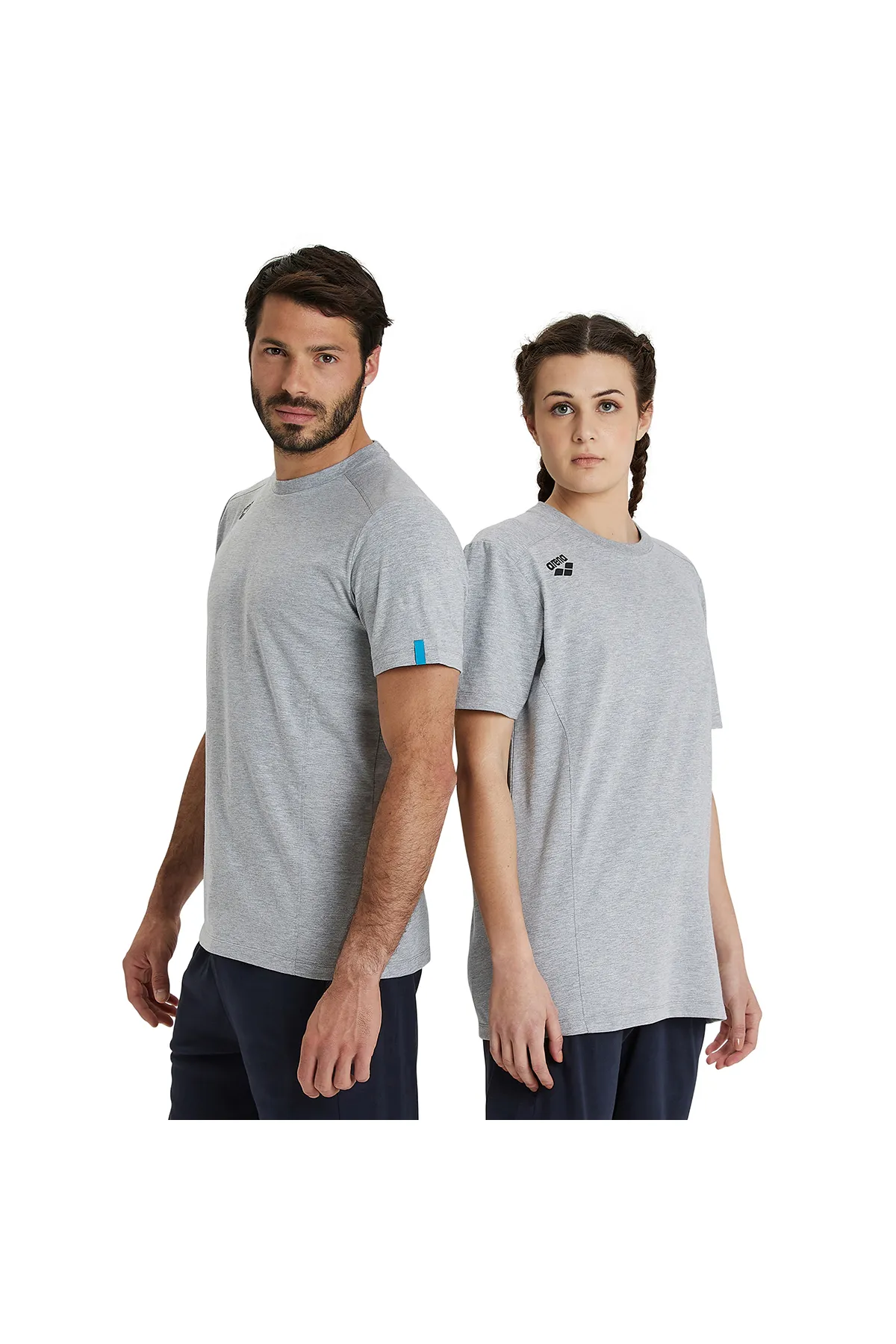 Team Panel Unisex Gri Günlük Stil T-Shirt 004899550 — görsel 1