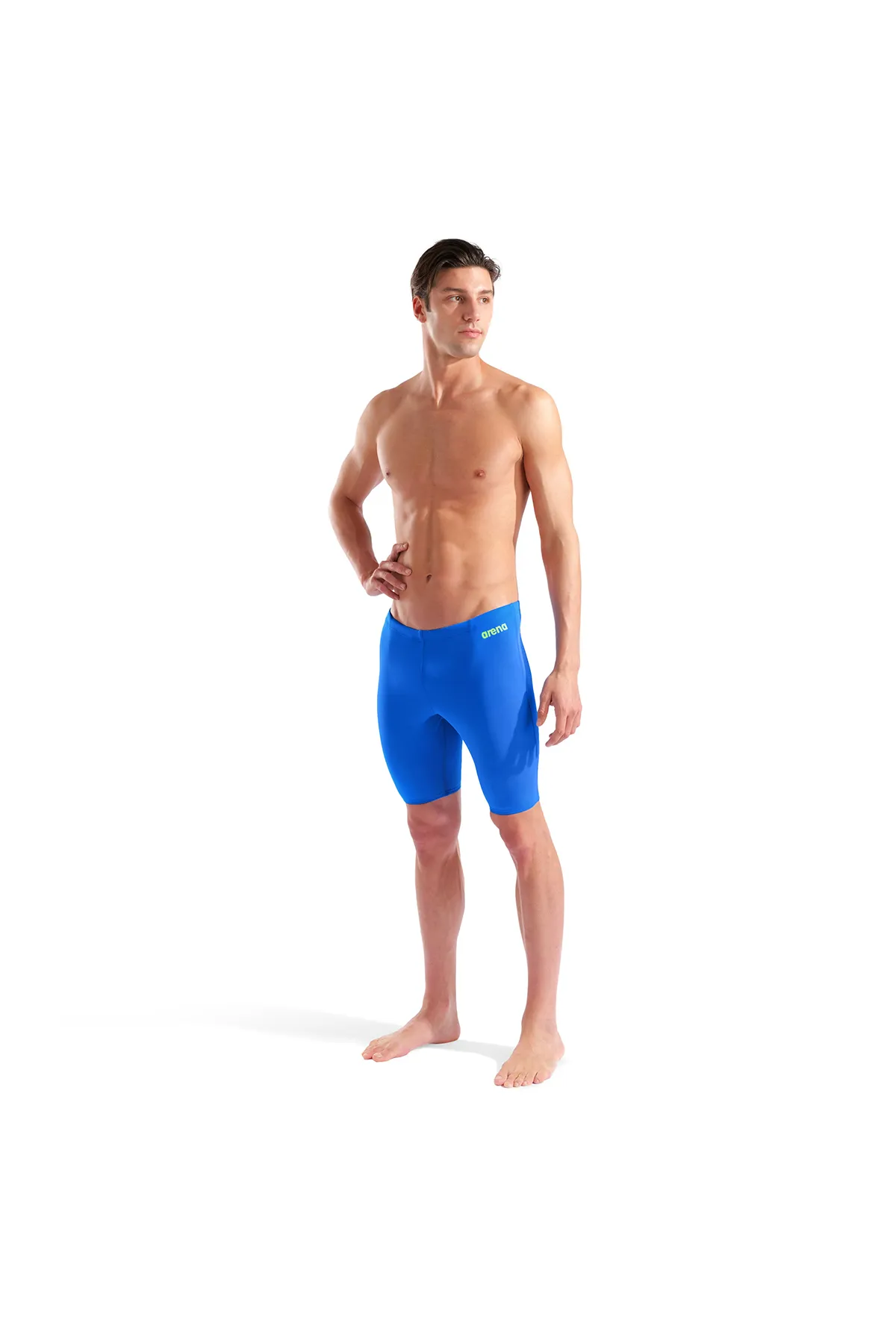 Team Swim Jammer Solid Erkek Mavi Yüzücü Mayosu 004770860 — görsel 3