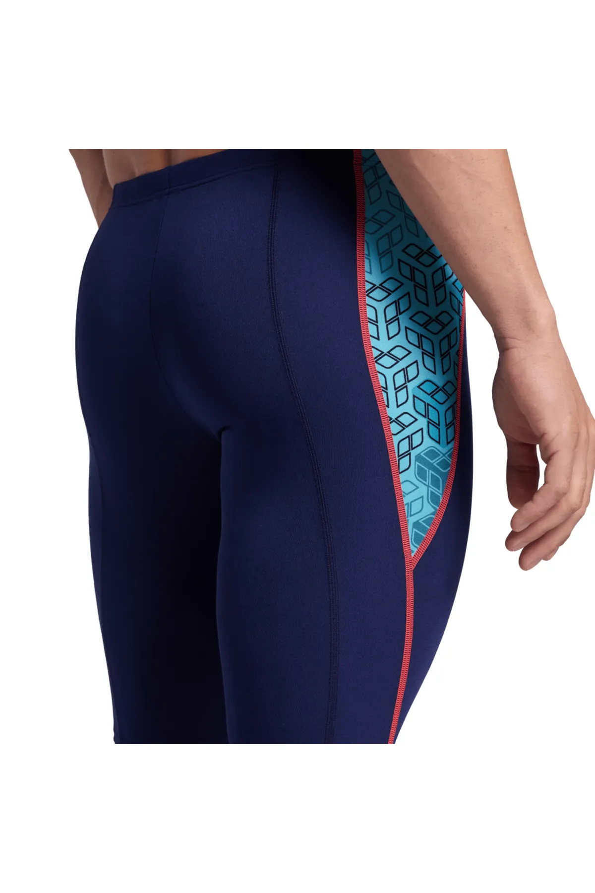 Camo Kikko Swim Jammer Erkek Mavi Yüzücü Mayosu 007162780 — görsel 4