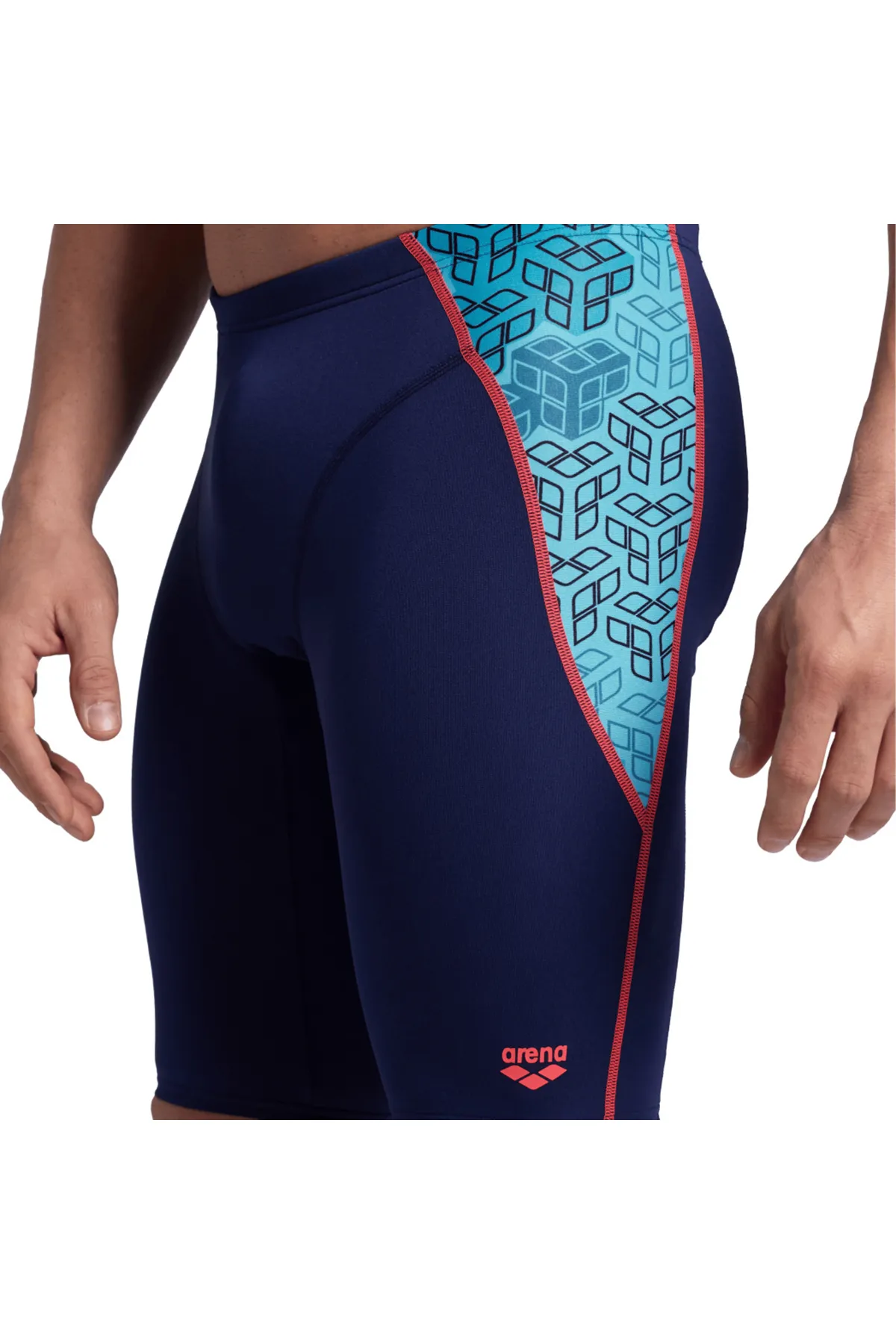 Camo Kikko Swim Jammer Erkek Mavi Yüzücü Mayosu 007162780 — görsel 1