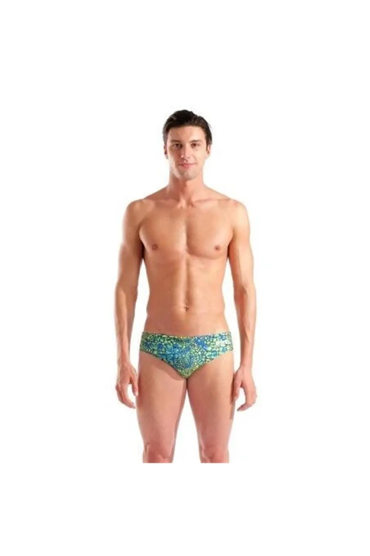 MEN'S SNAKESKIN SWIM BRIEFS/GREEN MULTI ERKEK YÜZÜCÜ MAYOSU — görsel 9