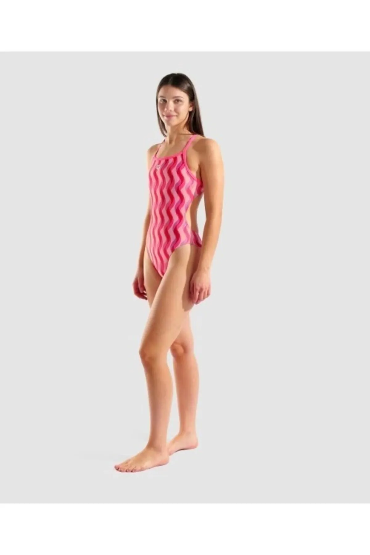 WOMEN'S RIPPLE PRINT SWIMSUIT CHALLENGE BACK — görsel 5