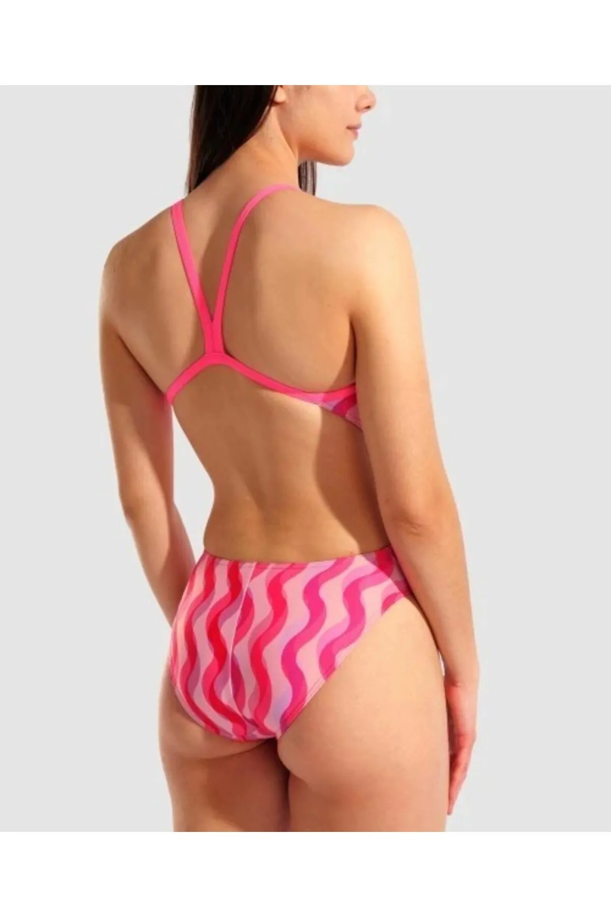 WOMEN'S RIPPLE PRINT SWIMSUIT CHALLENGE BACK — görsel 9