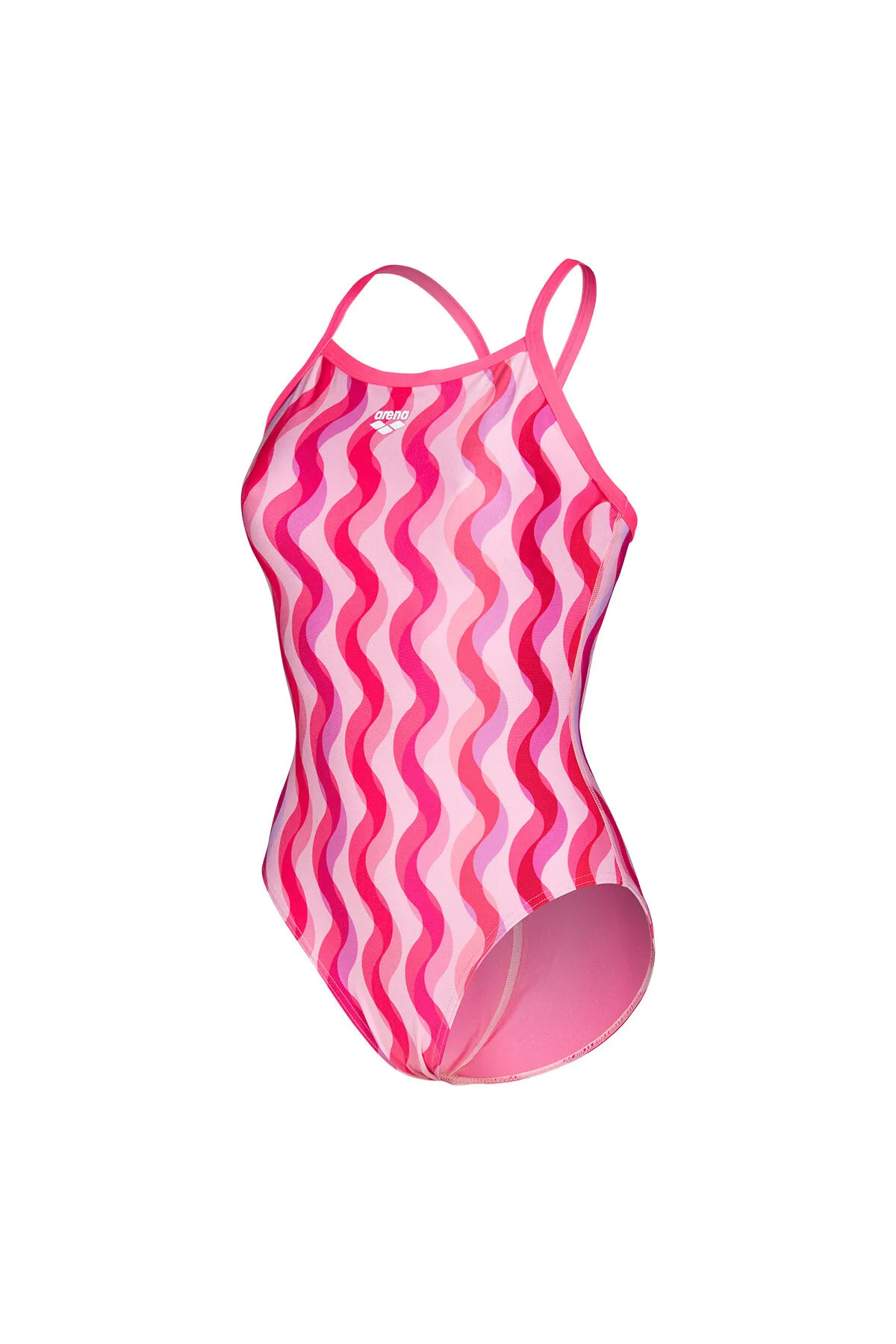 Ripple Print Swimsuit Lightdrop Kadın Pembe Yüzücü Mayosu 010980990 — görsel 11