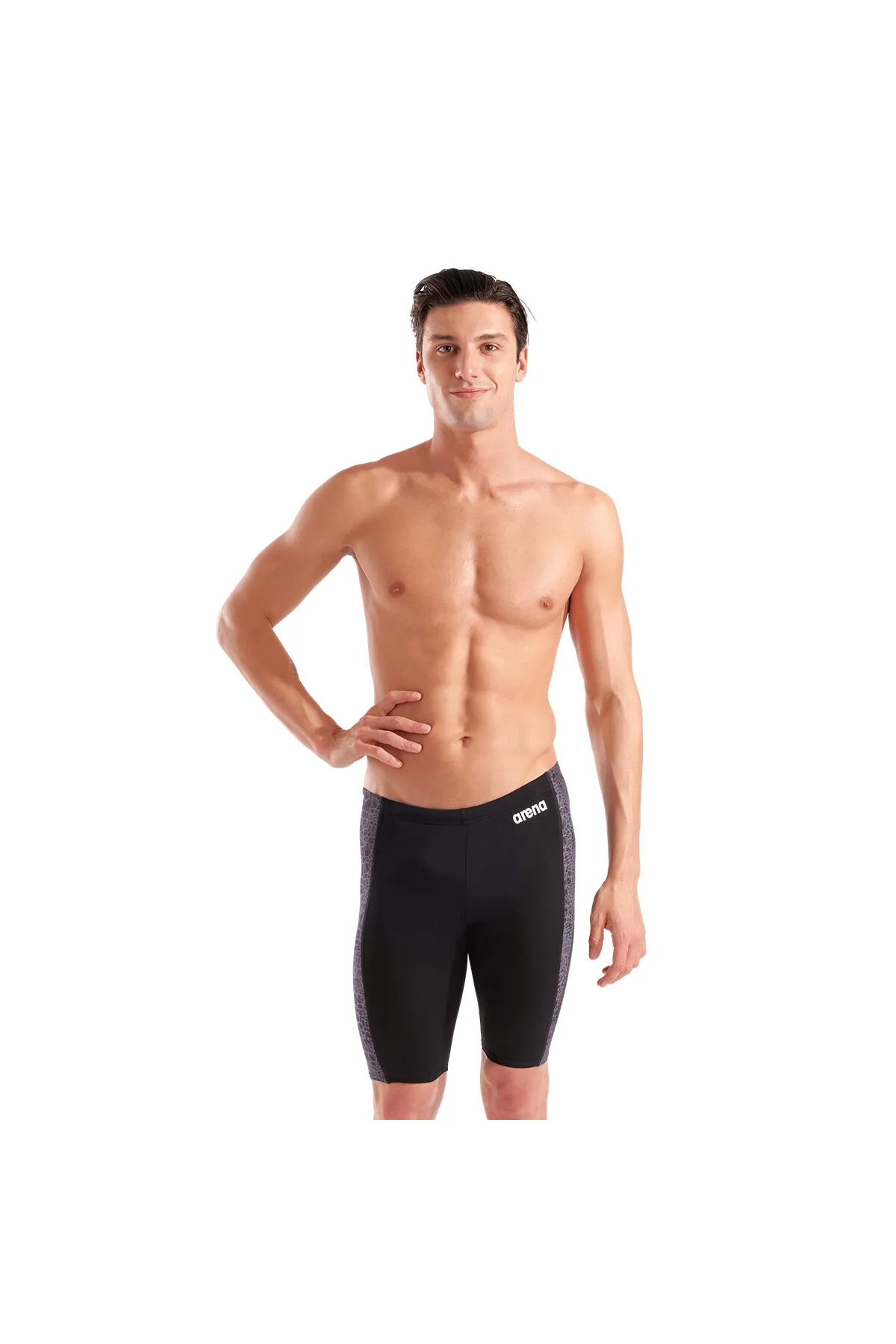 Snakeskin Swim Jammer Erkek Siyah Yüzücü Mayosu 010161500 — görsel 1
