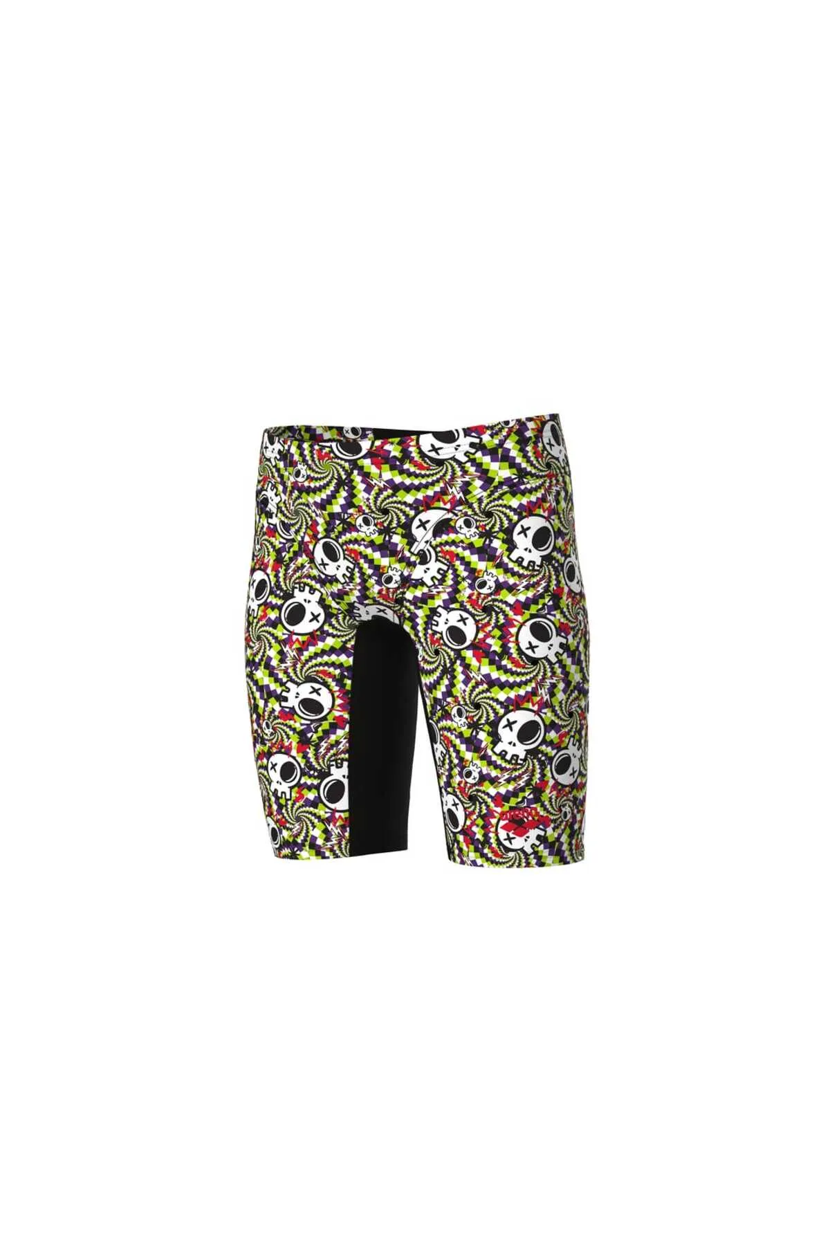 BOY'S FUN SKULLS SWIM JAMMER MULTI BLACK-BLACK — görsel 1