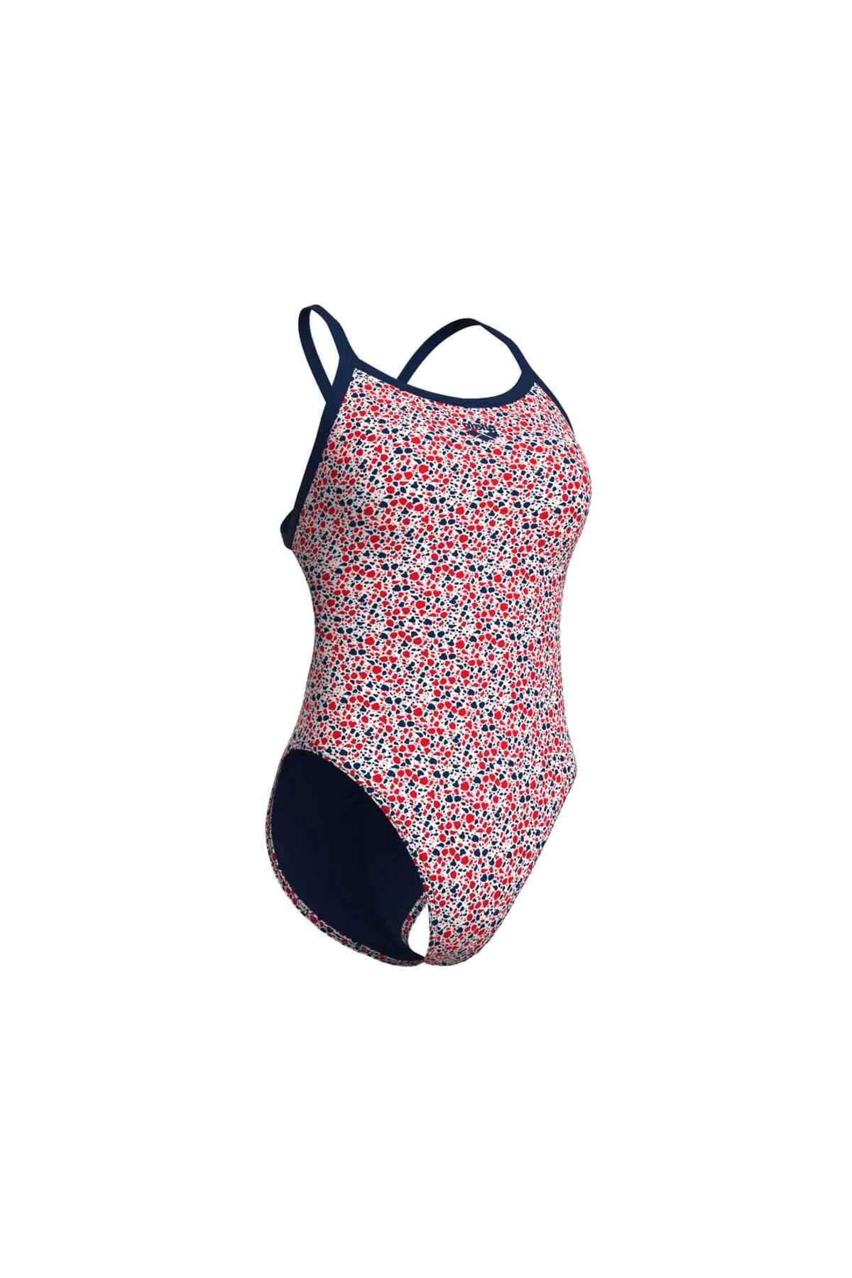 WOMEN'S PEBBLES SWIMSUIT XCRISS CROSS MULTI WHITE-NAVY — görsel 2