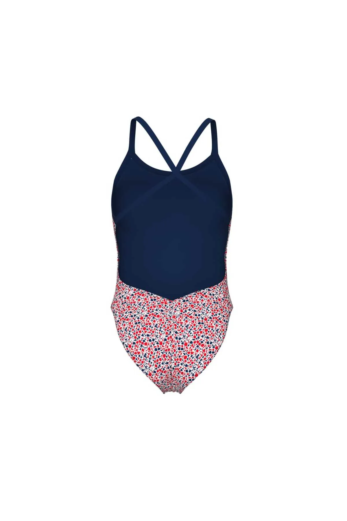 WOMEN'S PEBBLES SWIMSUIT XCRISS CROSS MULTI WHITE-NAVY — görsel 4