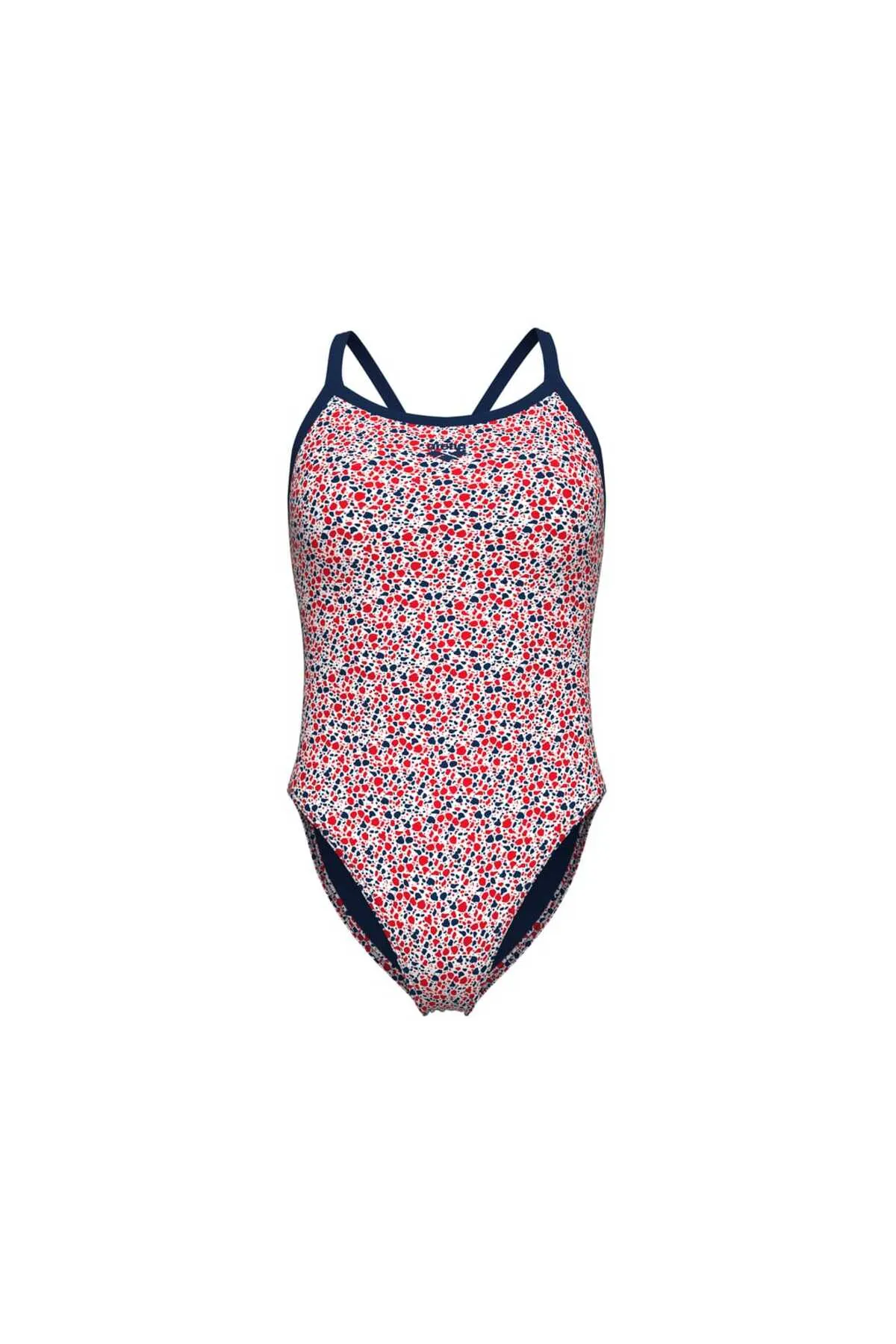 WOMEN'S PEBBLES SWIMSUIT XCRISS CROSS MULTI WHITE-NAVY — görsel 3