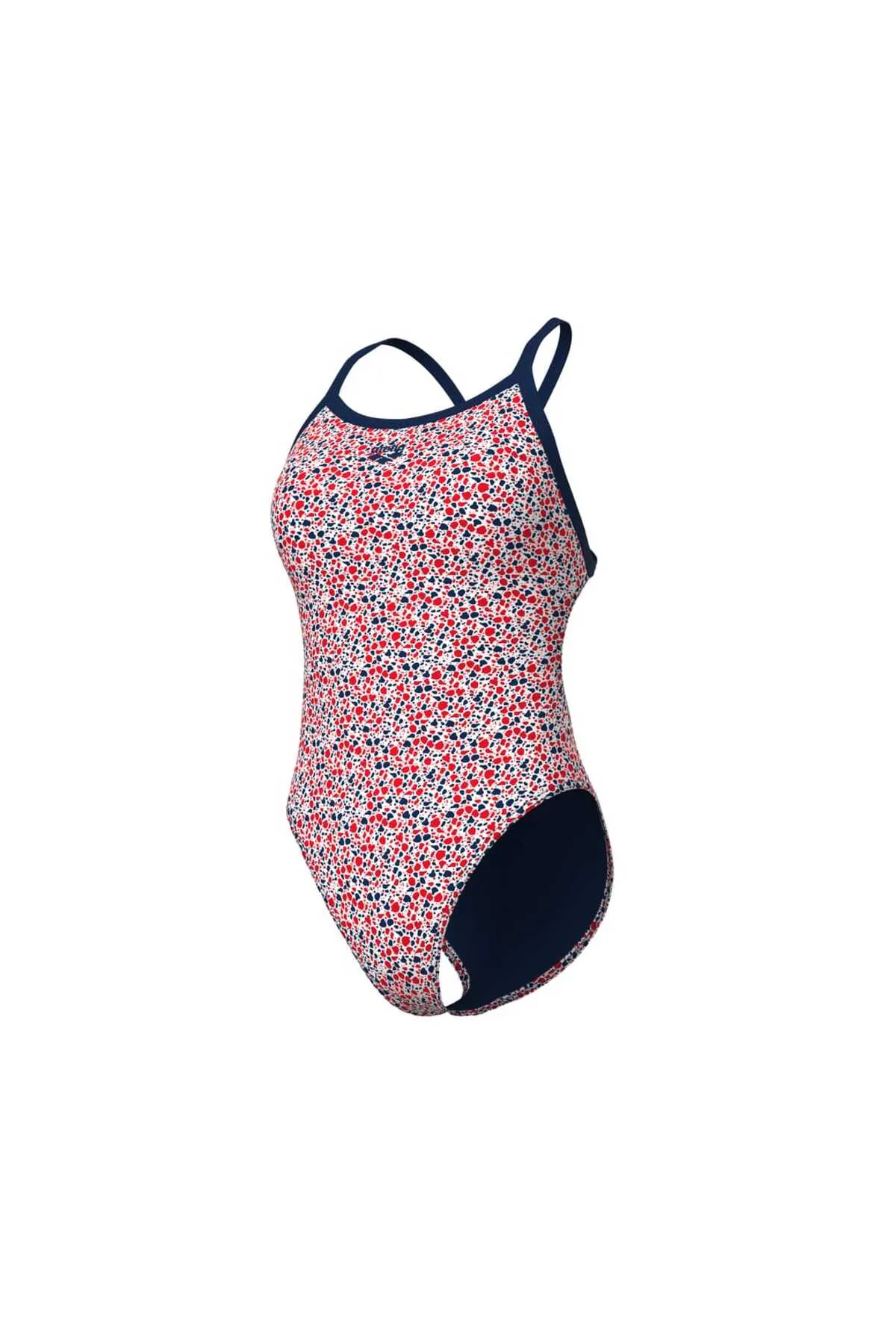 WOMEN'S PEBBLES SWIMSUIT XCRISS CROSS MULTI WHITE-NAVY — görsel 1