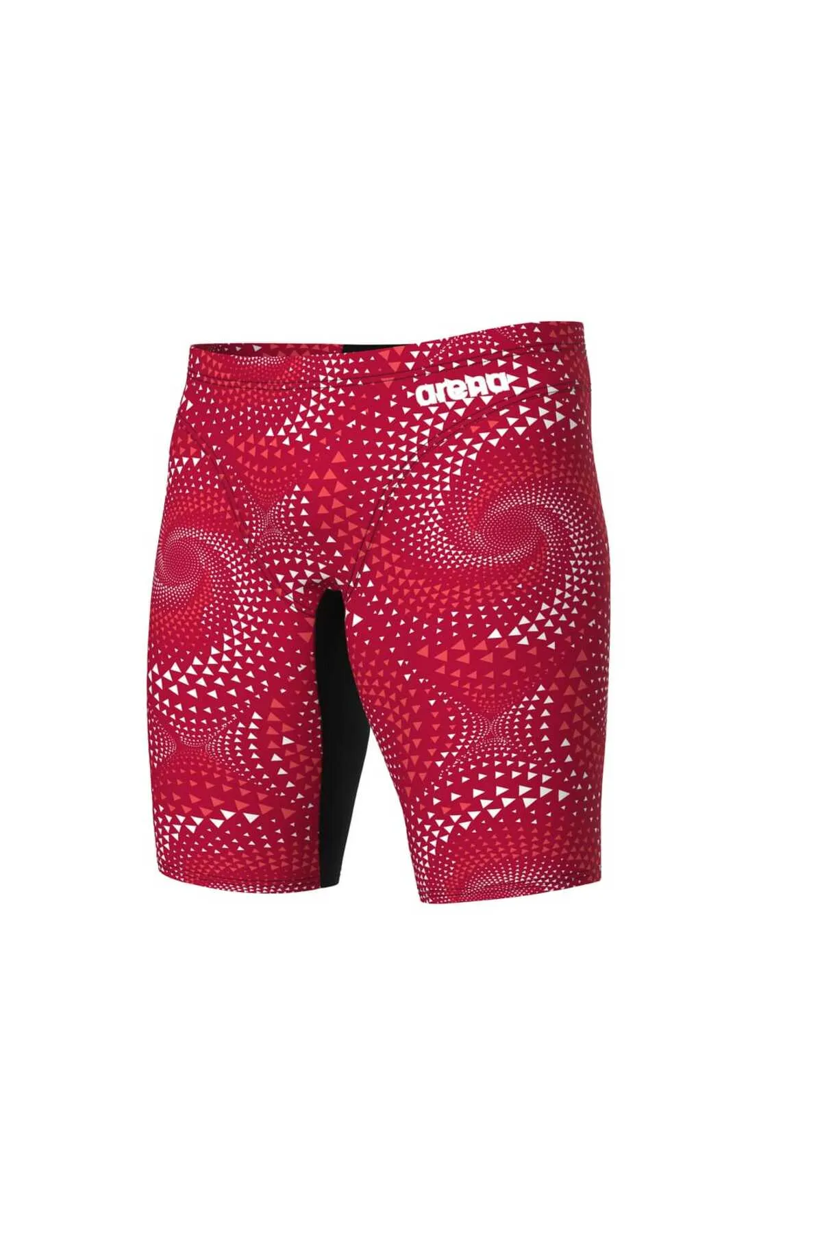 MEN'S FIREFLOW SWIM JAMMER BLACK-TEAM RED — görsel 1