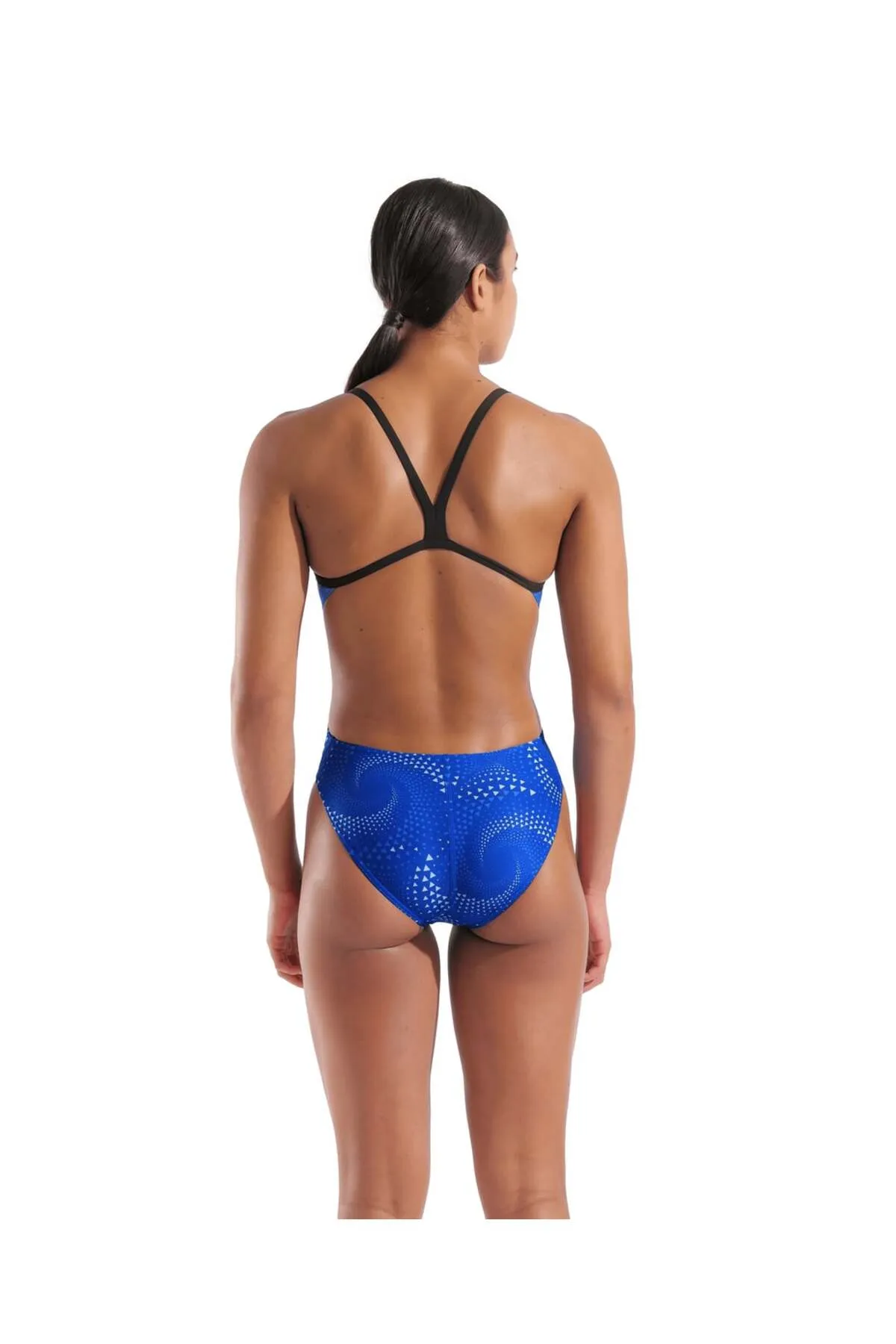 WOMEN'S FIREFLOW SWIMSUIT CHALLENGE BACK BLACK-TEAM ROYAL — görsel 6