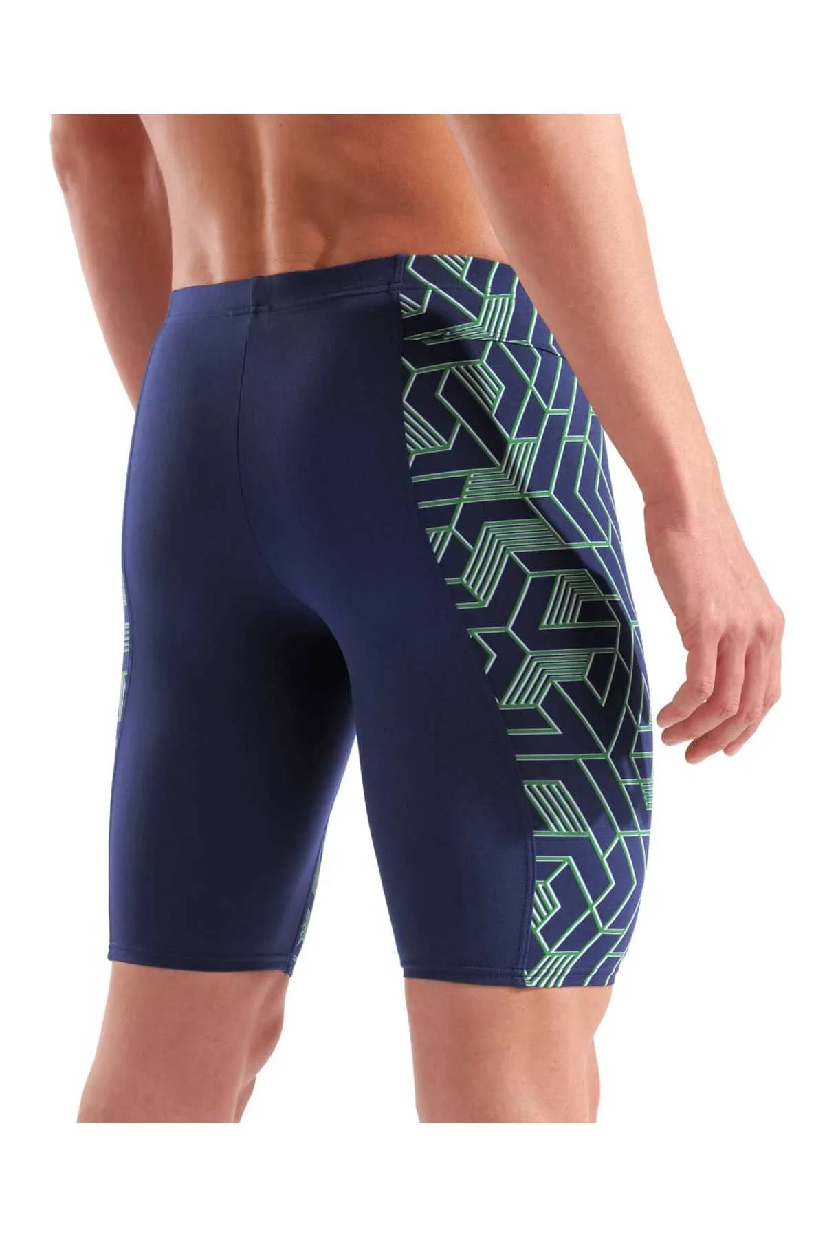 MEN'S ESCAPE SWIM JAMMER NAVY-TEAM BLUE GREEN — görsel 4