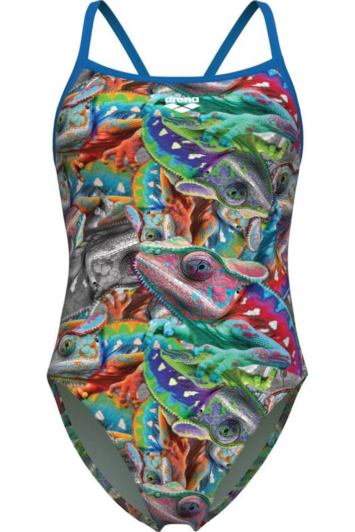 WOMEN'S IGUANAS SWIMSUIT CHALLENGE BACK KADIN YÜZÜCÜ MAYOSU(F BEDEN) — görsel 1