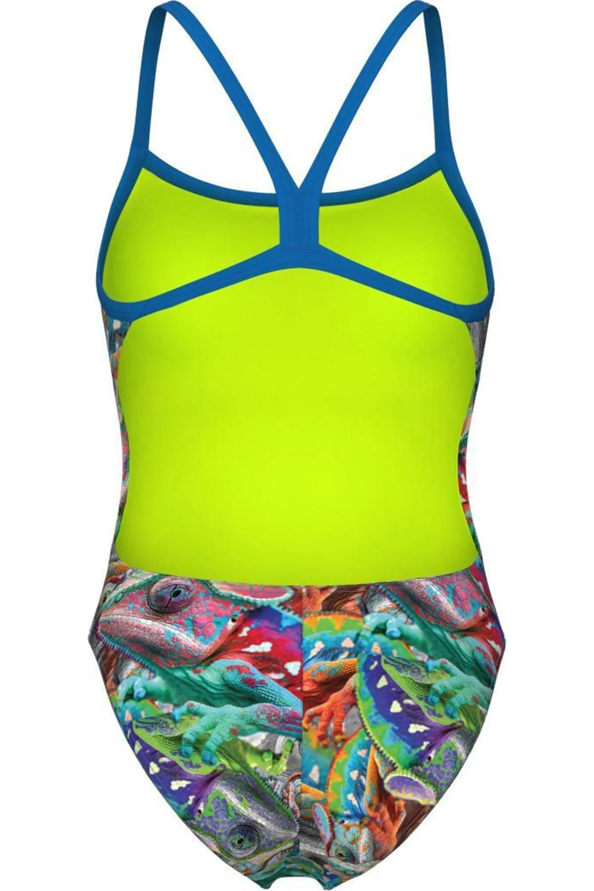 WOMEN'S IGUANAS SWIMSUIT CHALLENGE BACK KADIN YÜZÜCÜ MAYOSU(F BEDEN) — görsel 2