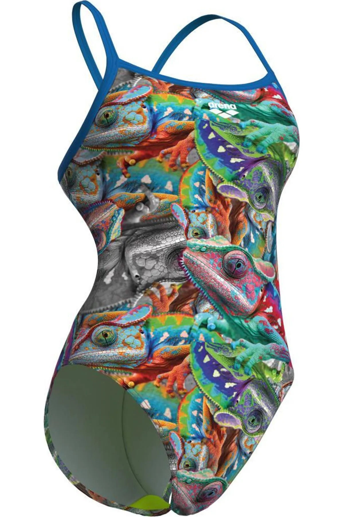 WOMEN'S IGUANAS SWIMSUIT CHALLENGE BACK KADIN YÜZÜCÜ MAYOSU(F BEDEN) — görsel 3