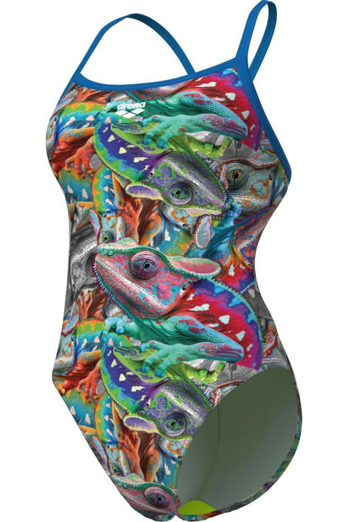 WOMEN'S IGUANAS SWIMSUIT CHALLENGE BACK KADIN YÜZÜCÜ MAYOSU(F BEDEN) — görsel 4