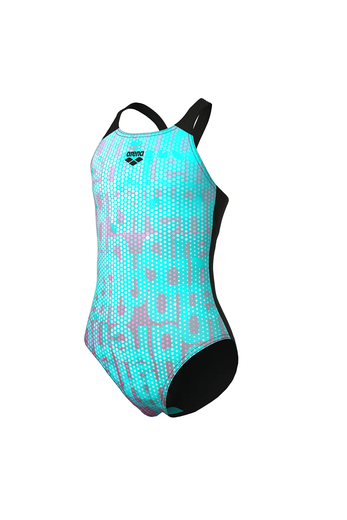 Multi Colours Swimsuit V Back Çocuk Mavi Yüzücü Mayo 009007509 — görsel 1