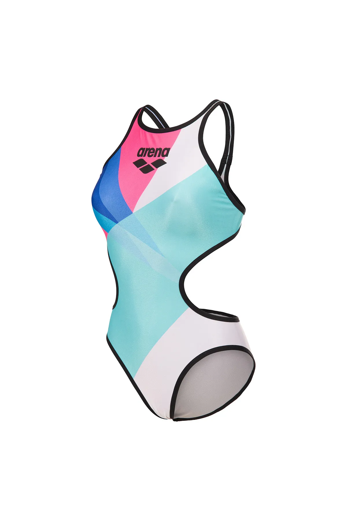 One Placement Swimsuit Tech Back Kadın Çok Renkli Yüzücü Mayo 010671505 — görsel 3