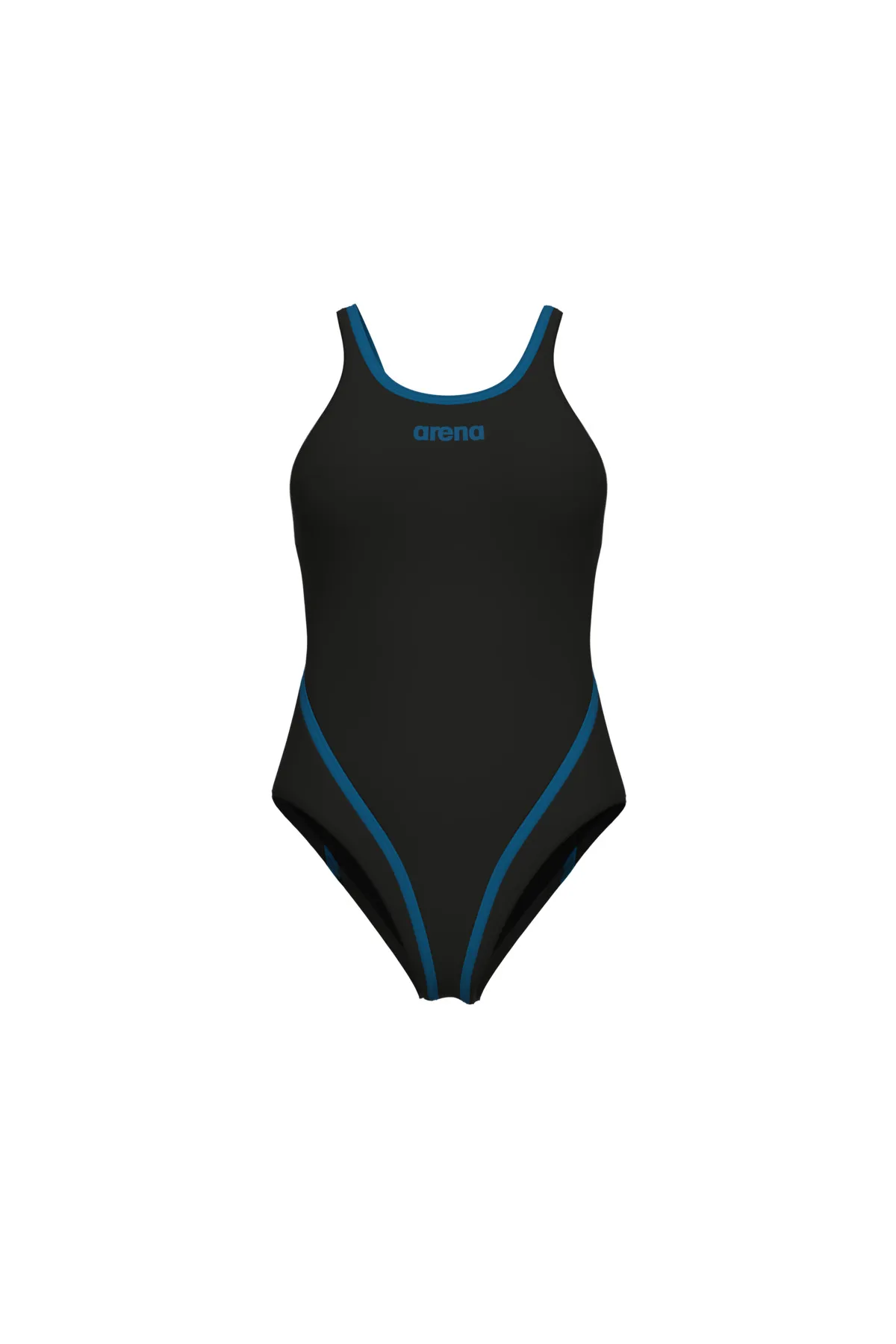 Solid Swimsuit Tech Back Kadın Mayo — görsel 3