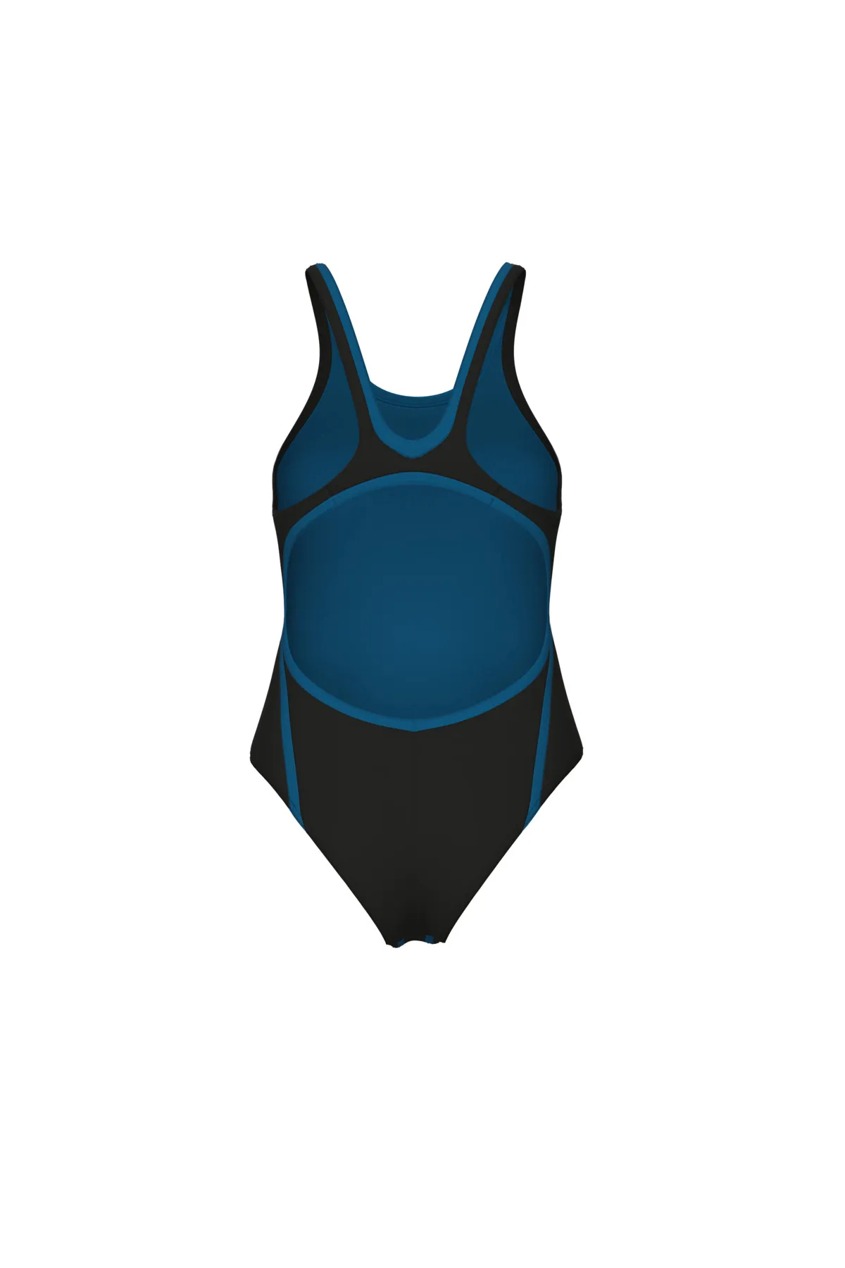 Solid Swimsuit Tech Back Kadın Mayo — görsel 2