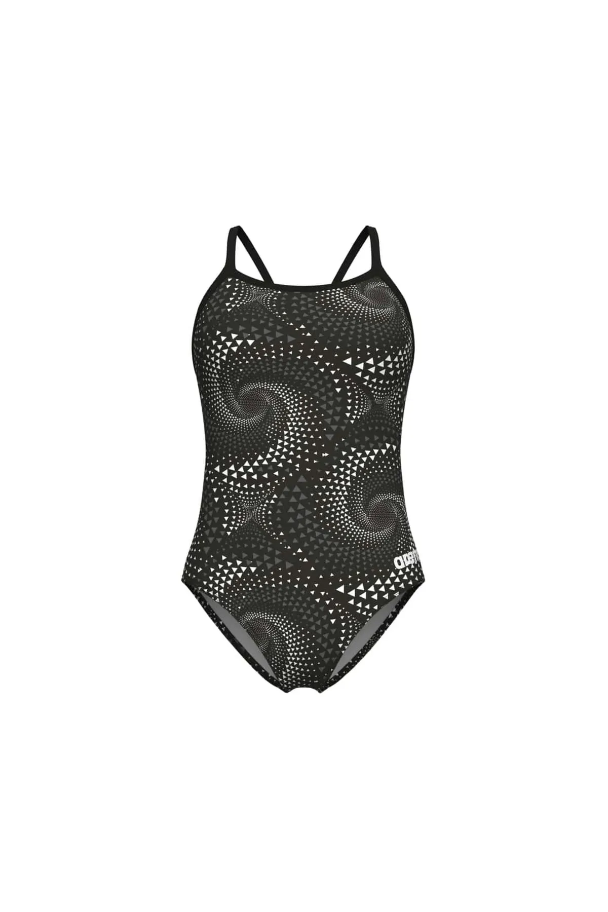 WOMEN'S FIREFLOW SWIMSUIT LIGHTDROP BACK BLACK-TEAM BLACK — görsel 6