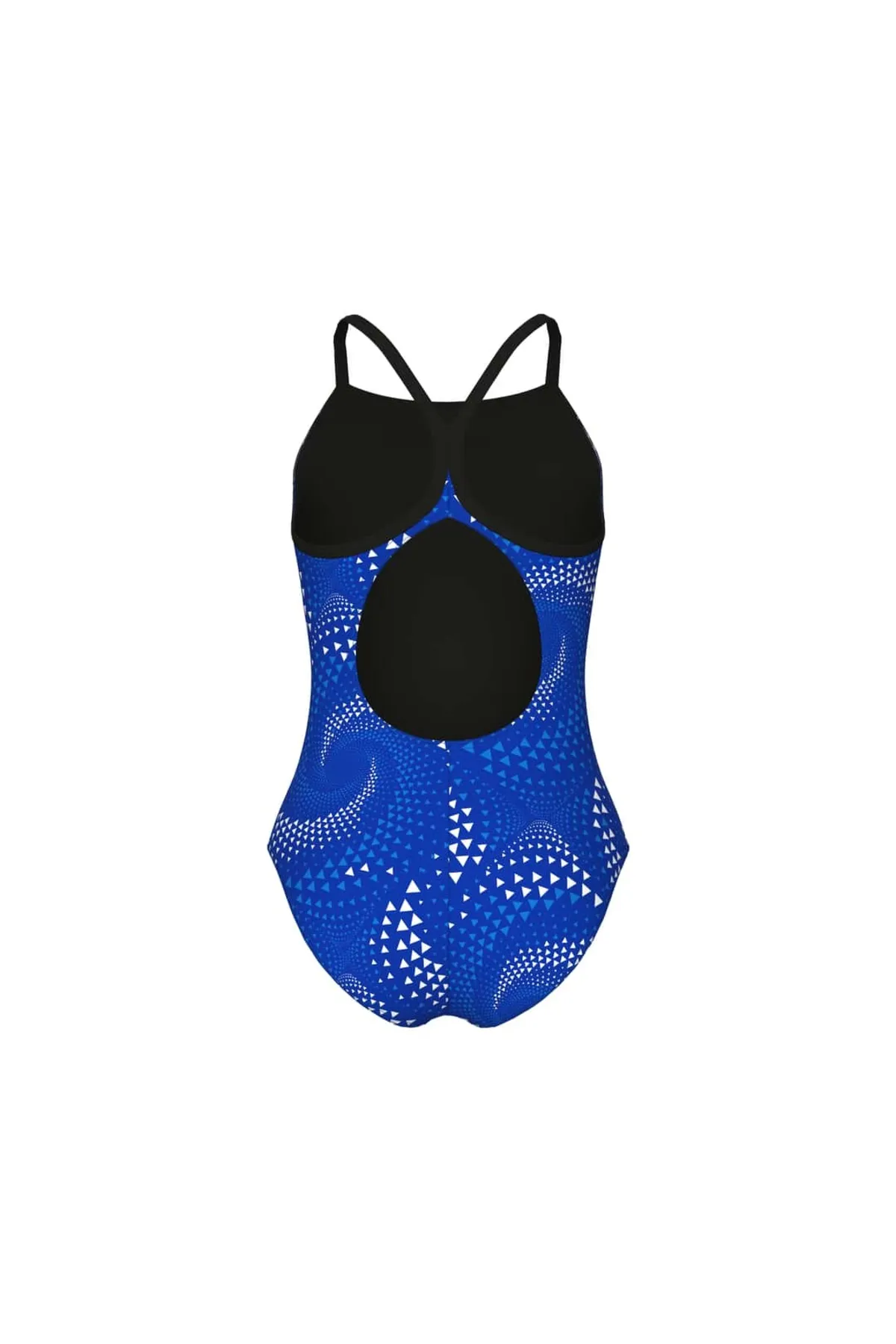 GIRL'S FIREFLOW SWIMSUIT LIGHTDROP BACK BLACK-TEAM ROYAL — görsel 5