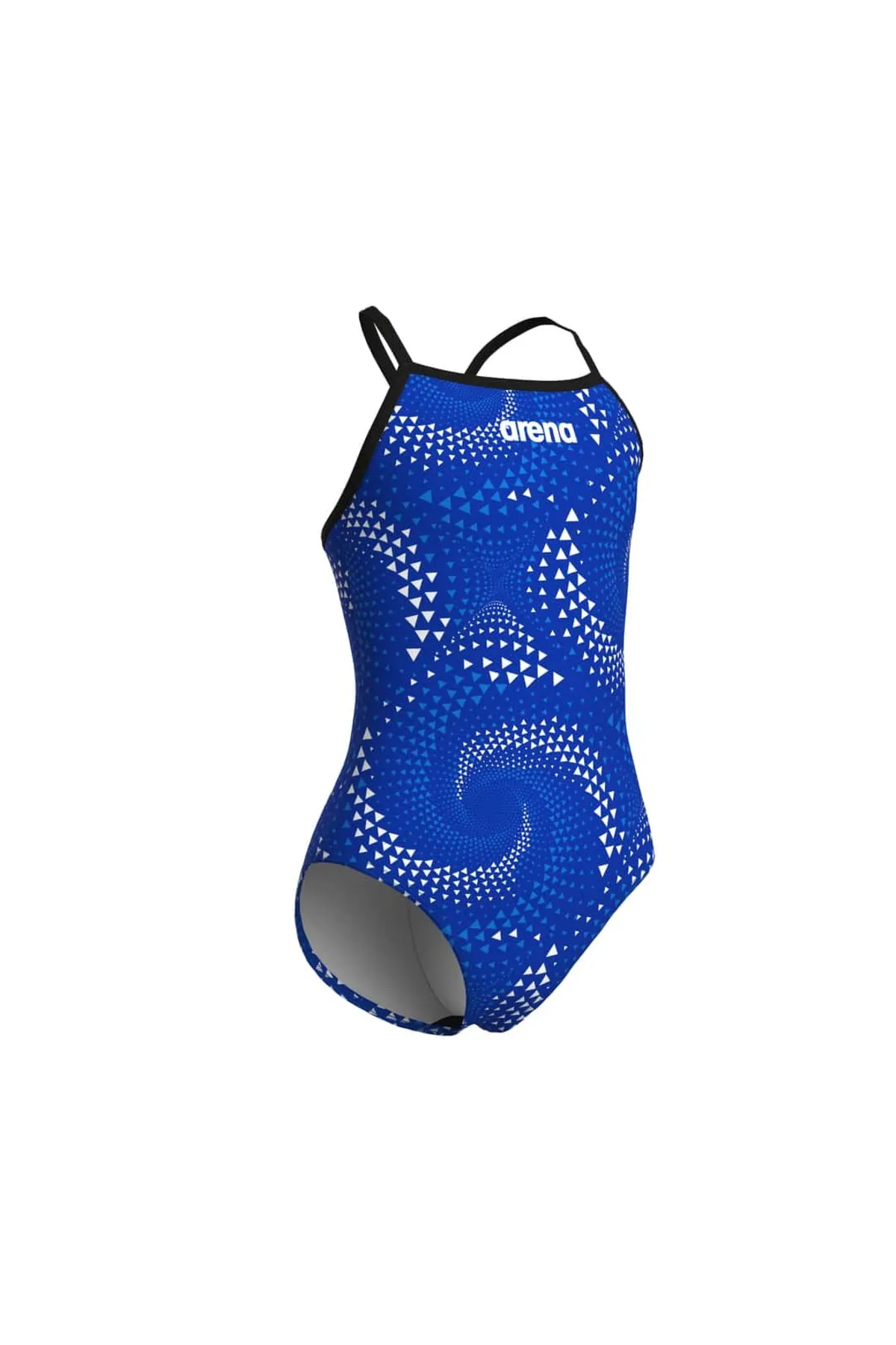 GIRL'S FIREFLOW SWIMSUIT LIGHTDROP BACK BLACK-TEAM ROYAL — görsel 7