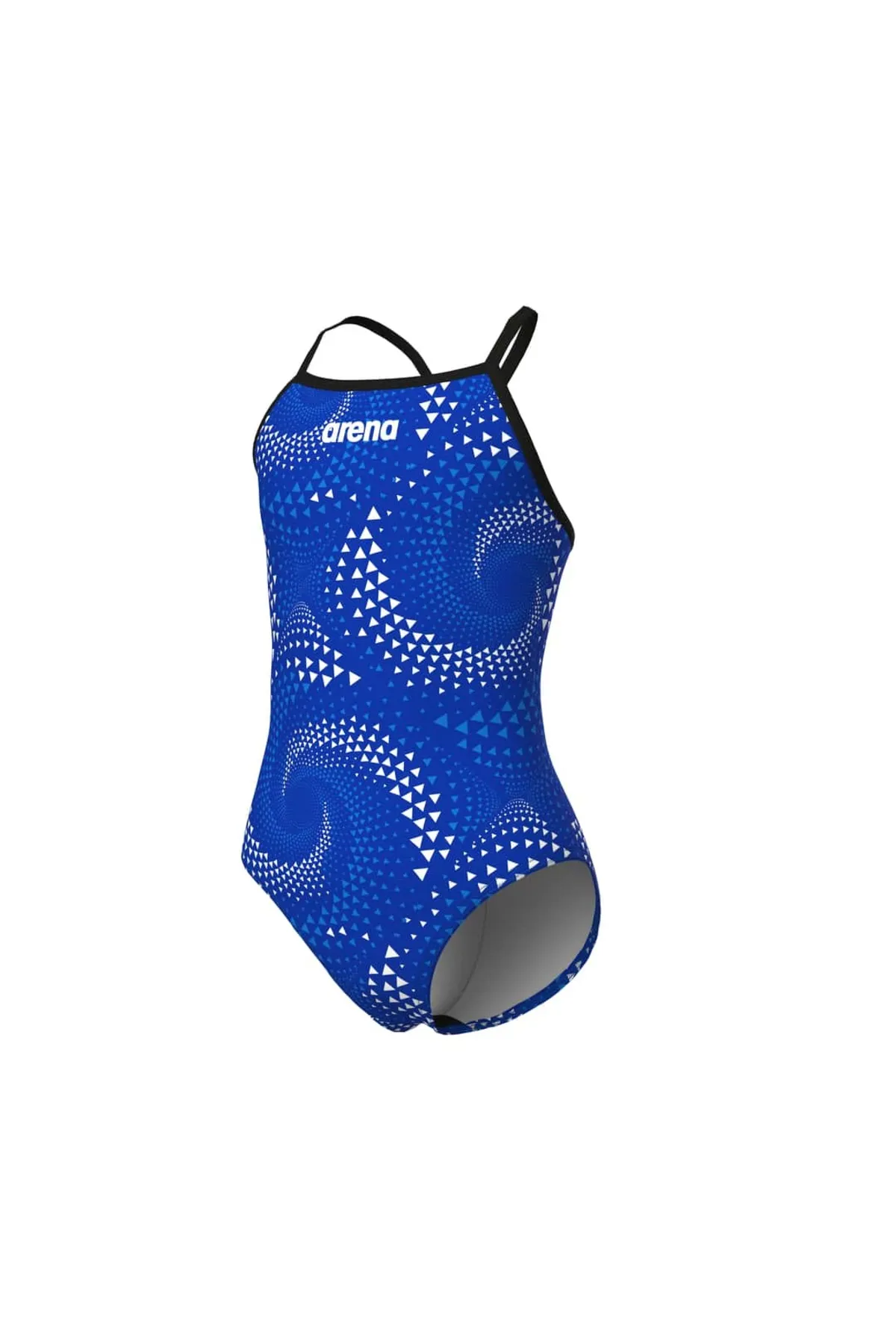 GIRL'S FIREFLOW SWIMSUIT LIGHTDROP BACK BLACK-TEAM ROYAL — görsel 8