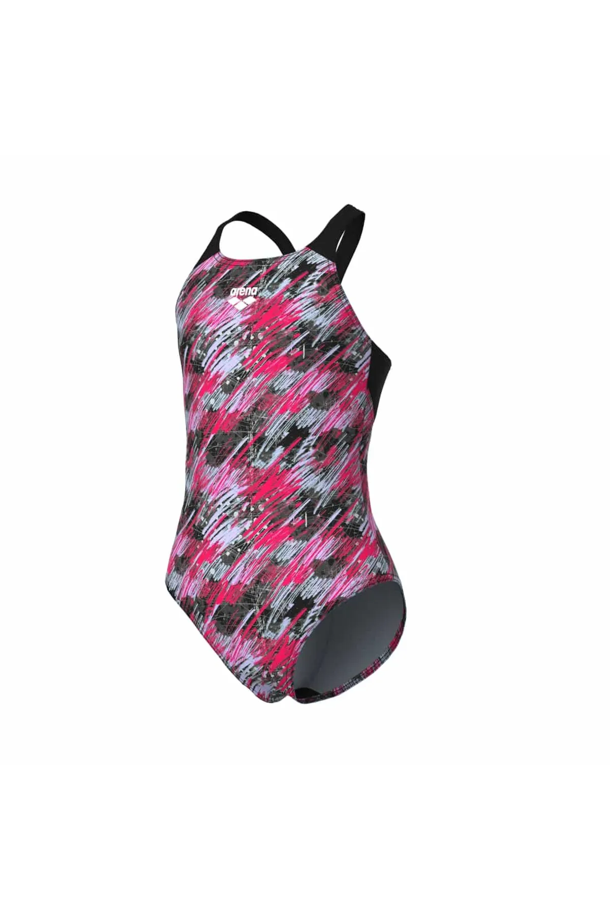 G DRAFT SWIMSUIT V BACK L BLACK MULTI-BLACK — görsel 1