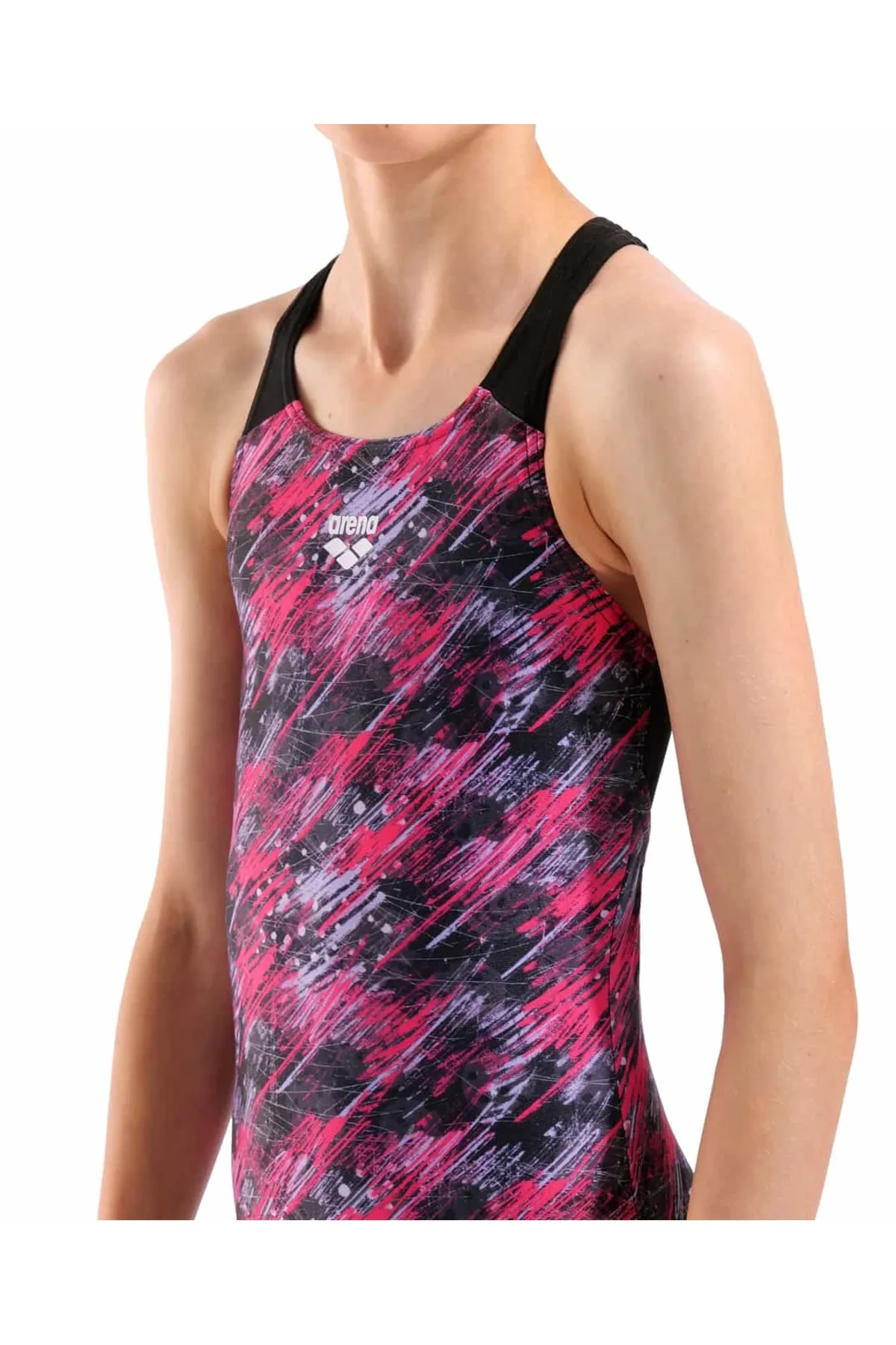 G DRAFT SWIMSUIT V BACK L BLACK MULTI-BLACK — görsel 2