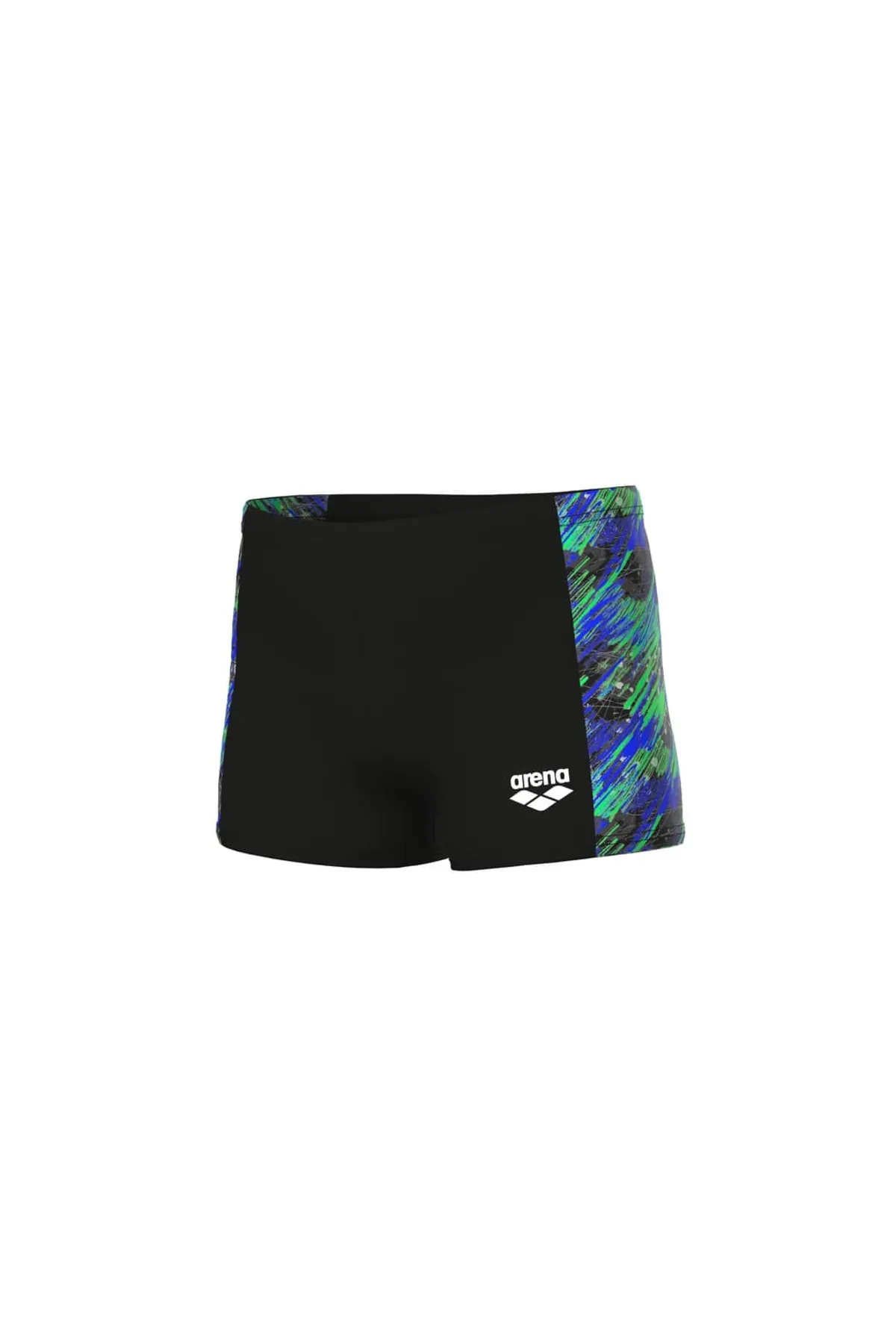 B DRAFT SWIM SHORT BLACK-BLUE MULTI — görsel 8