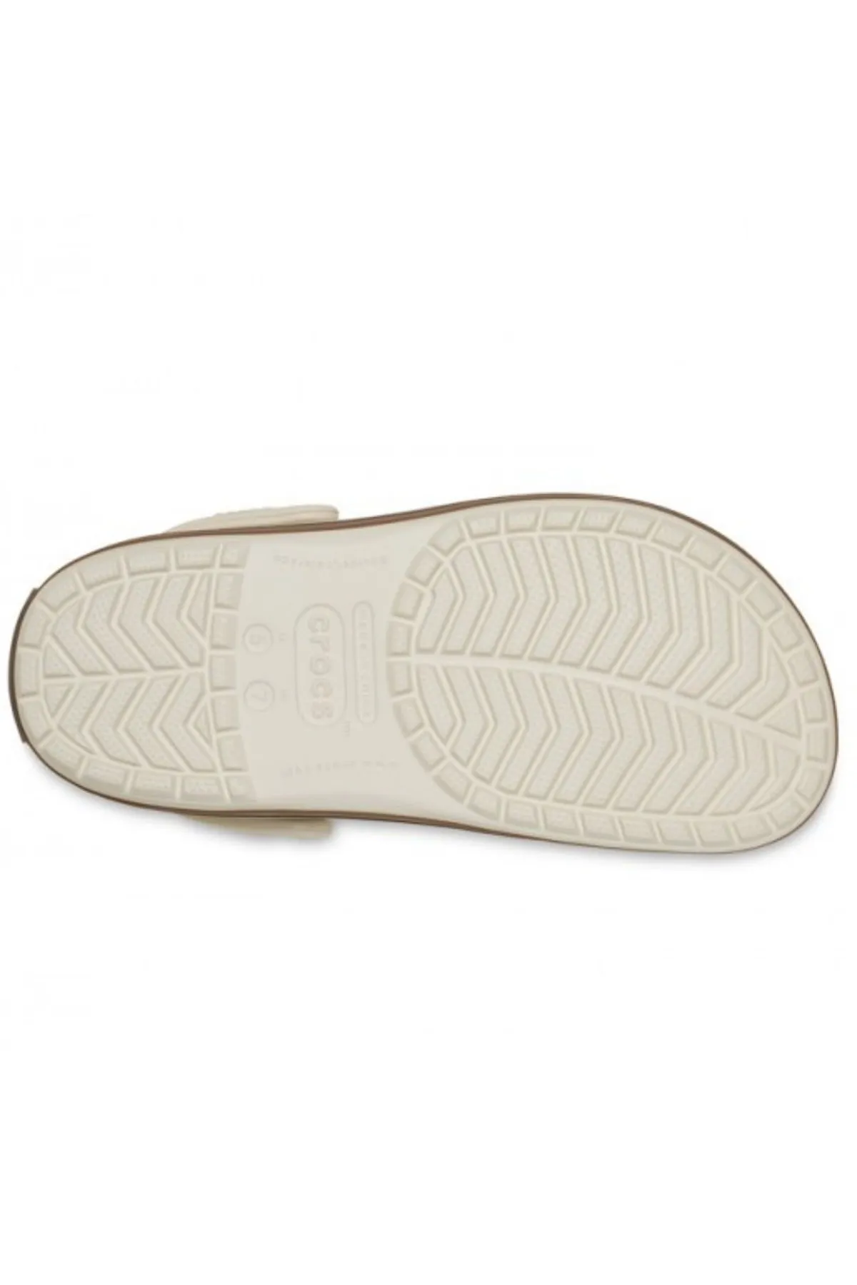 Crocband Gum Clog Sabo Doktor ve Hemşire Terliği Ortapedik Unisex Terlik BEJ — görsel 3
