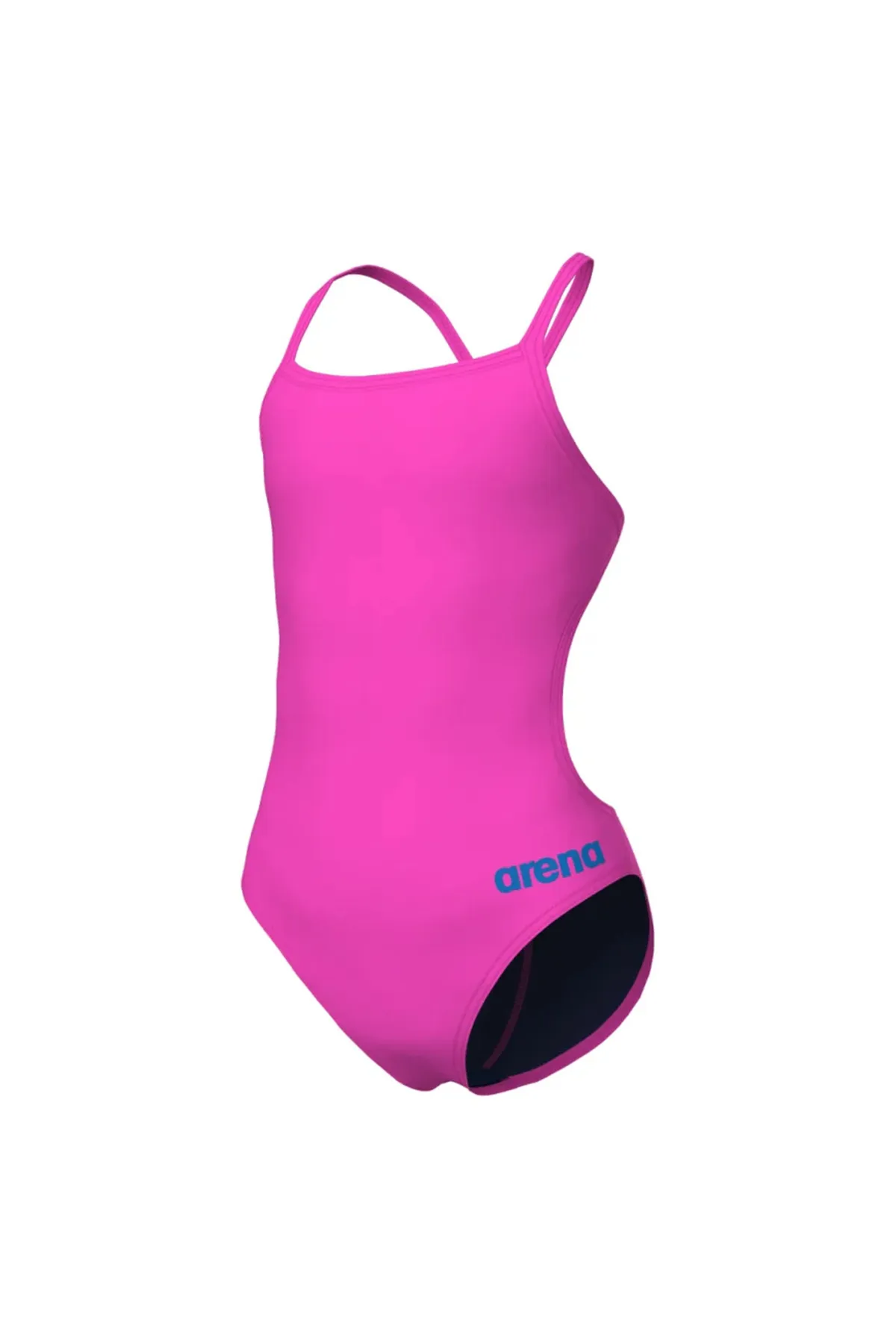 Team Swimsuit Challenge Solid Çocuk Pembe Yüzücü Mayosu 004765908