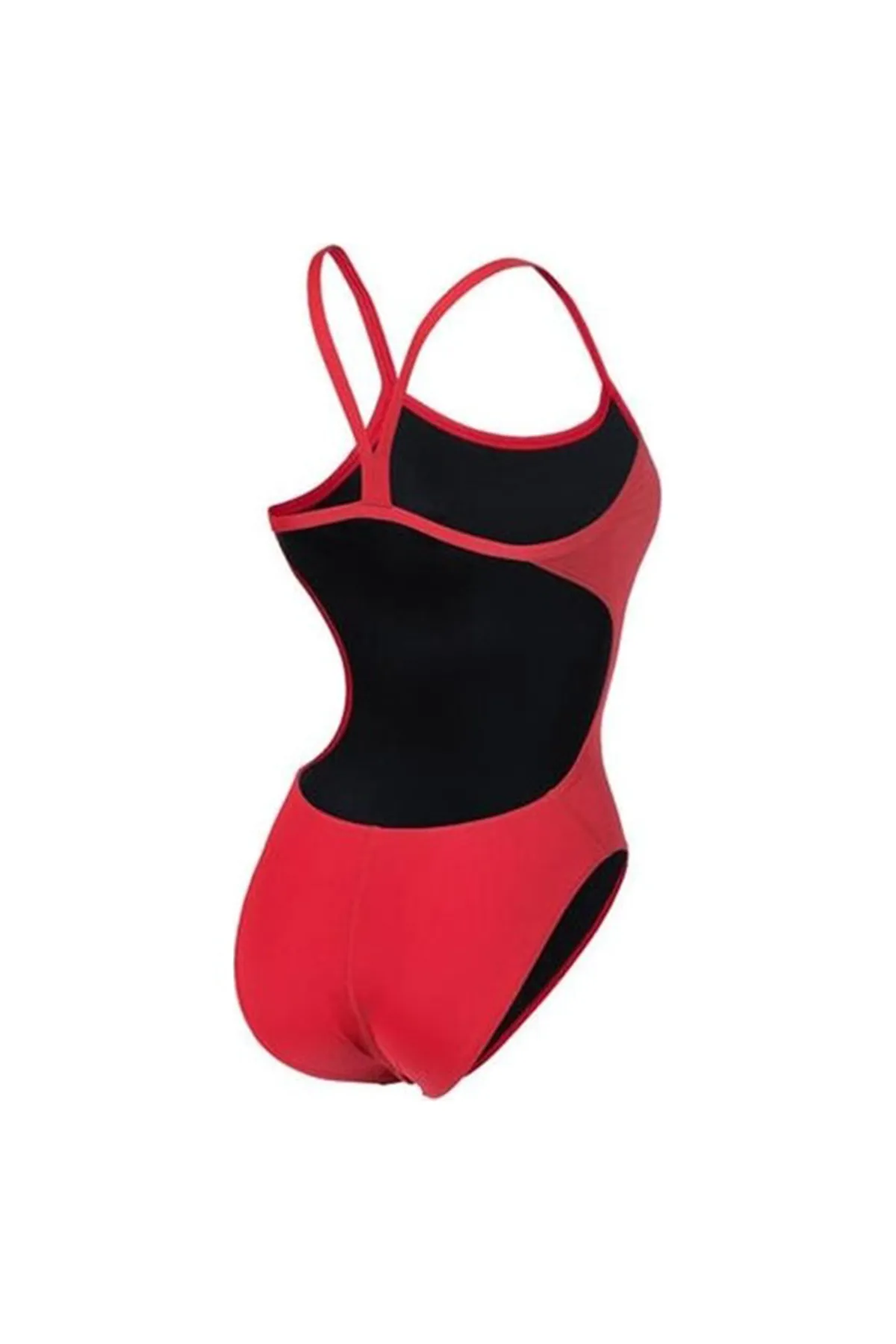 Team Swimsuit Challenge Solid Kadın Kırmızı Yüzücü Mayosu 004766450 — görsel 4